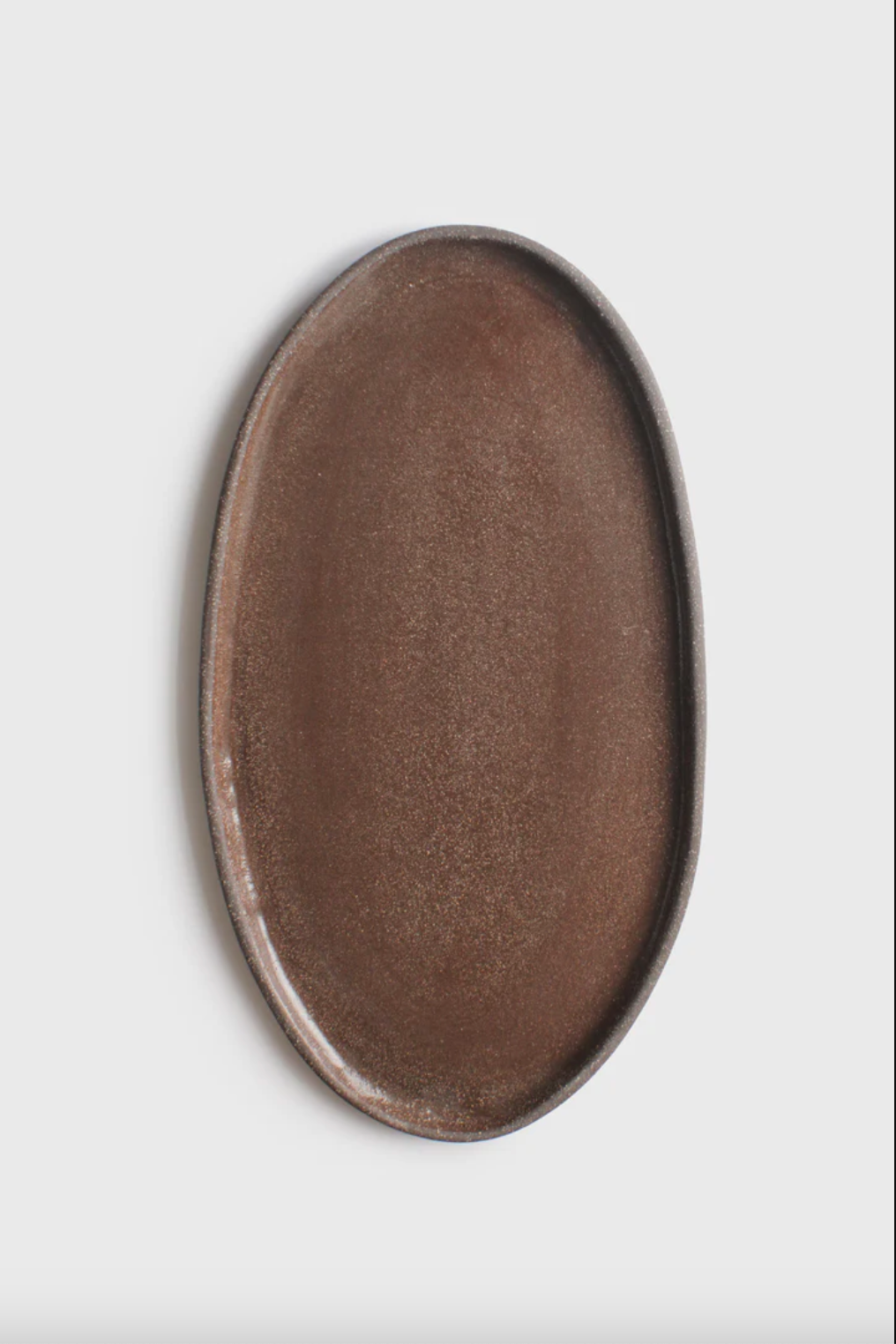 Stoneware Oval Serving Platter (Pumpernikel)