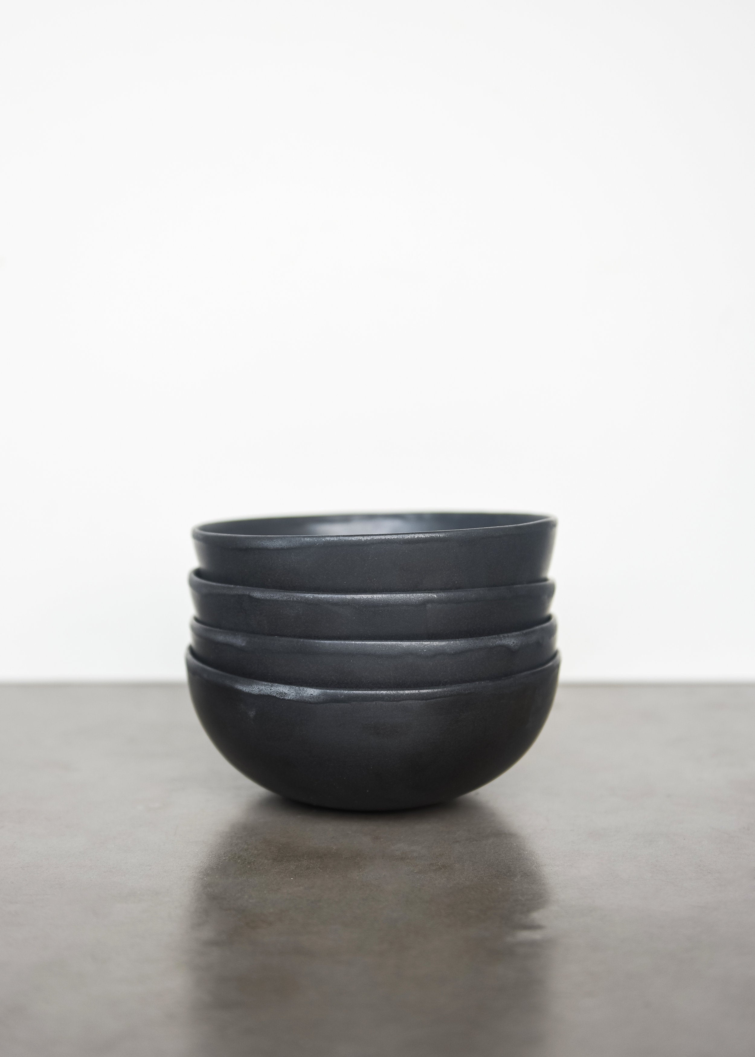 Matte Stoneware Bowl (Black)