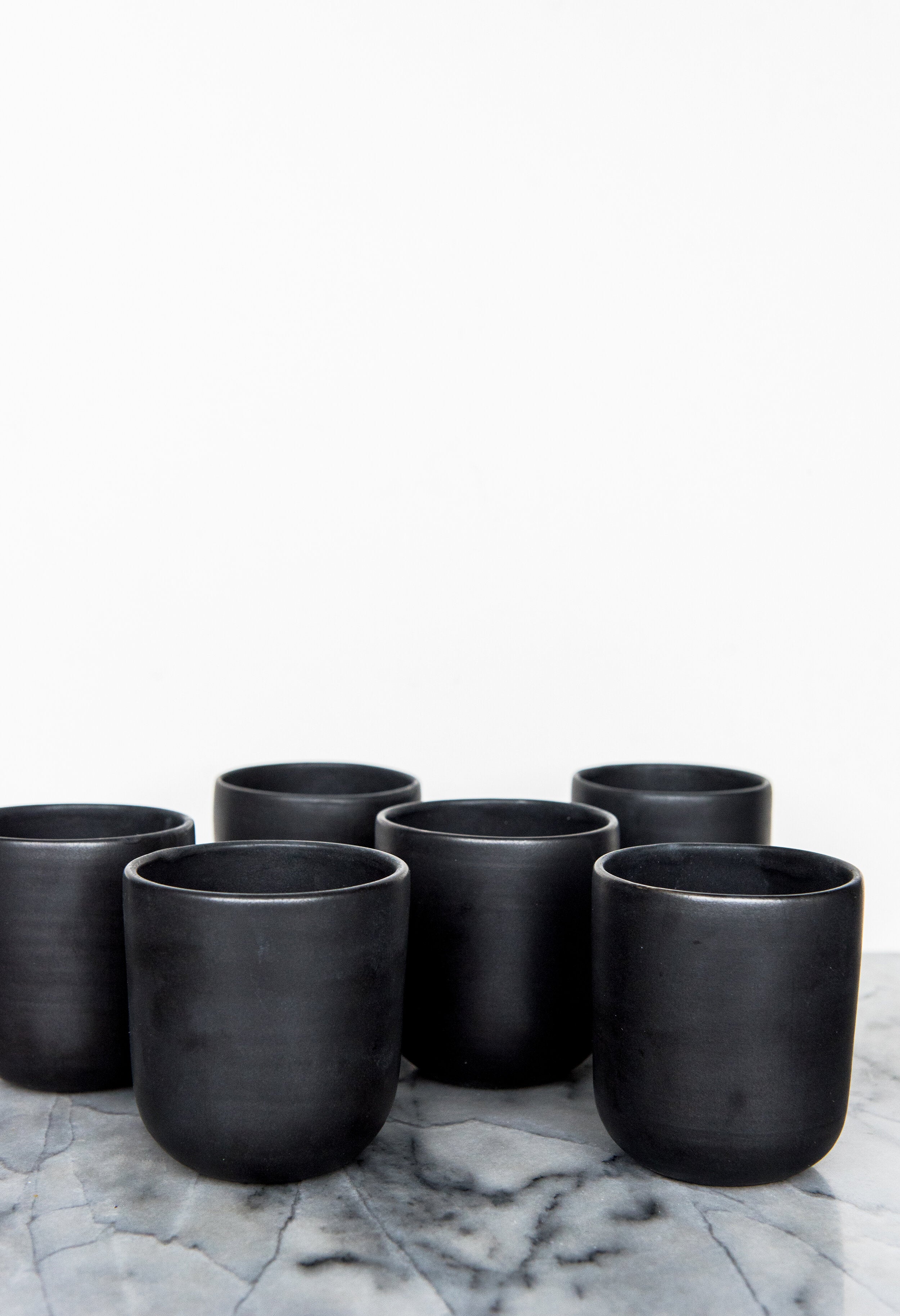 Matte Stoneware Coffee Tumbler (Black)