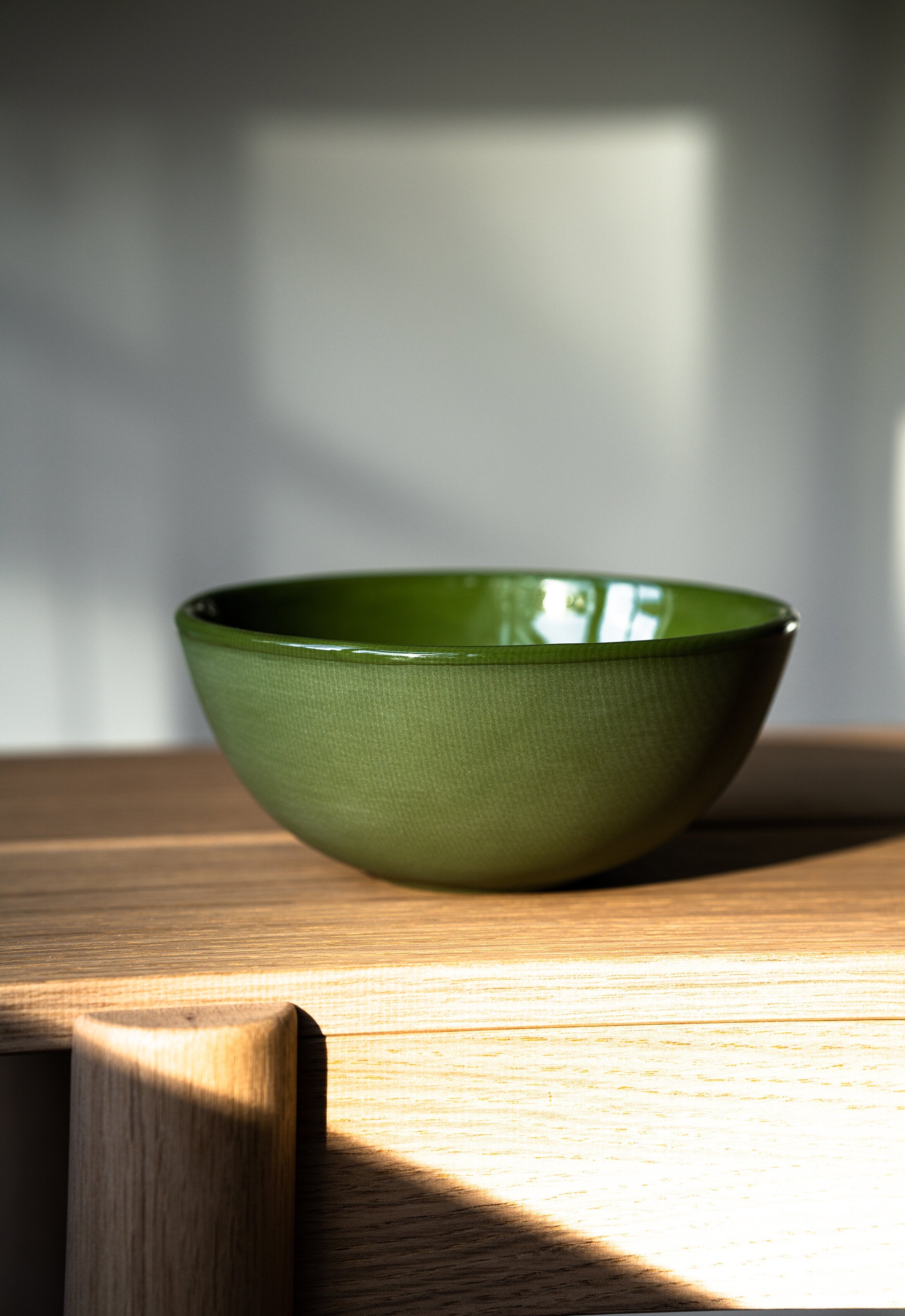 Handmade Porcelain Bowl (Green)