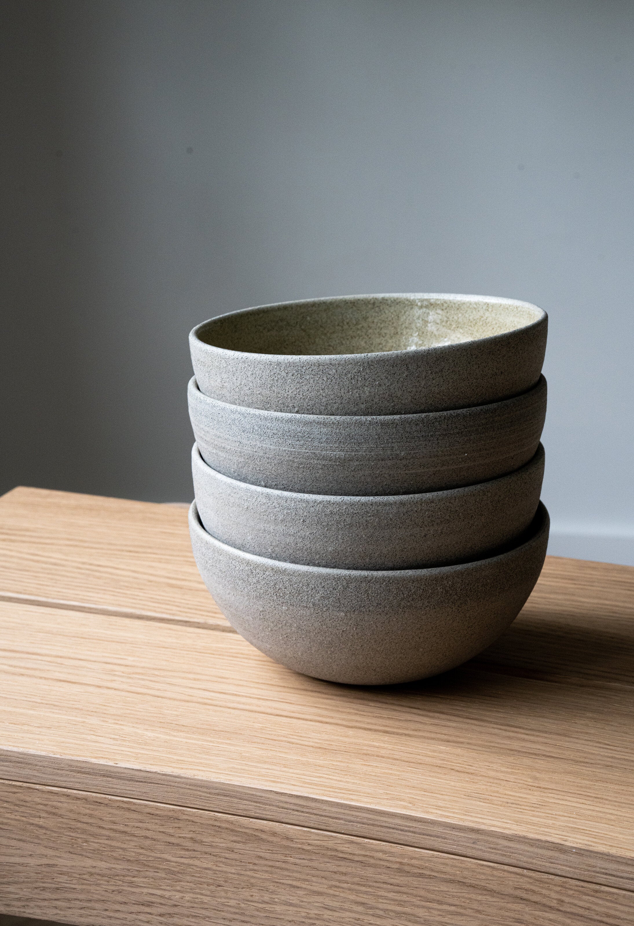 Stoneware Everyday Bowl (Concrete)