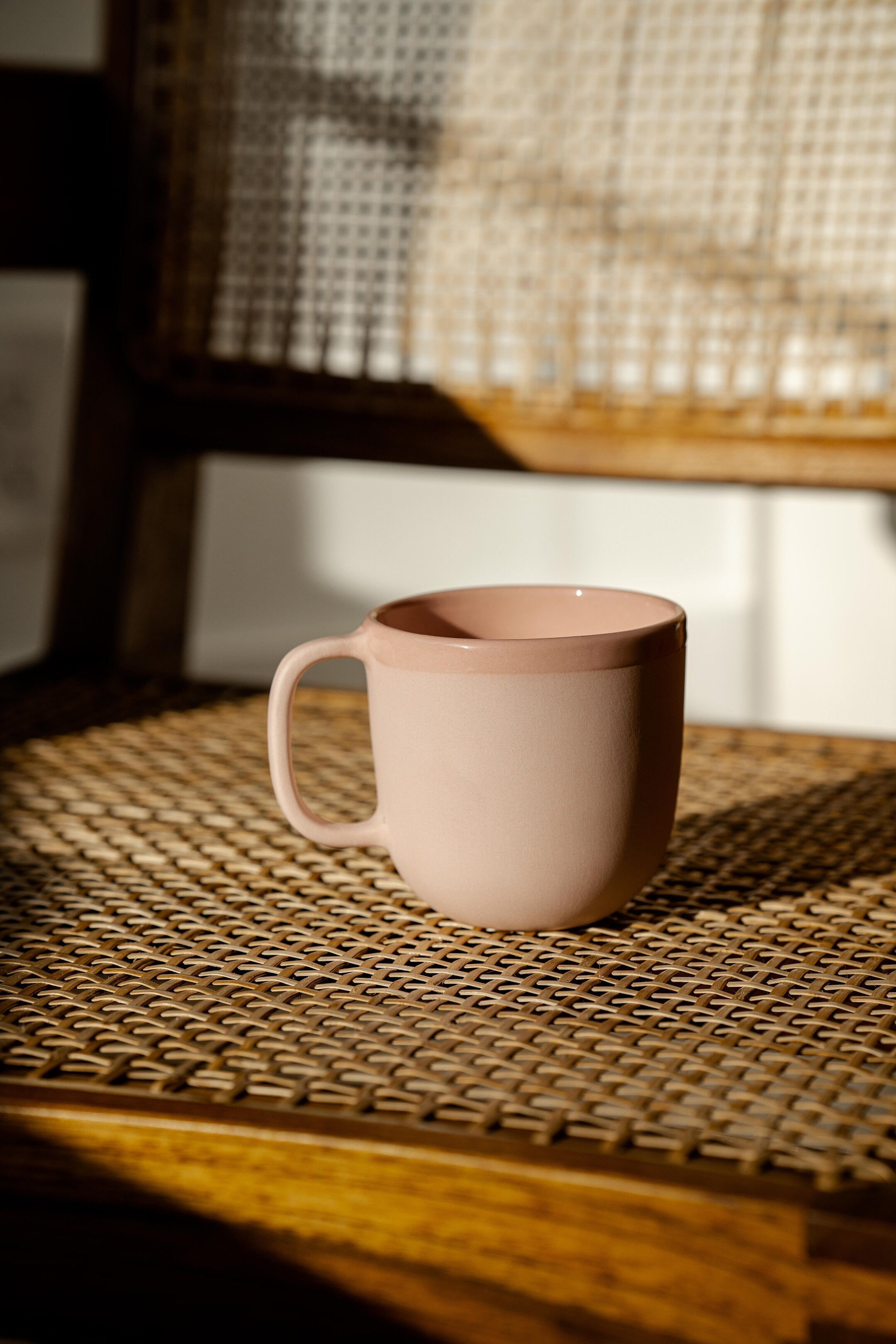 Porcelain Coffee Mug (Powder Pink)