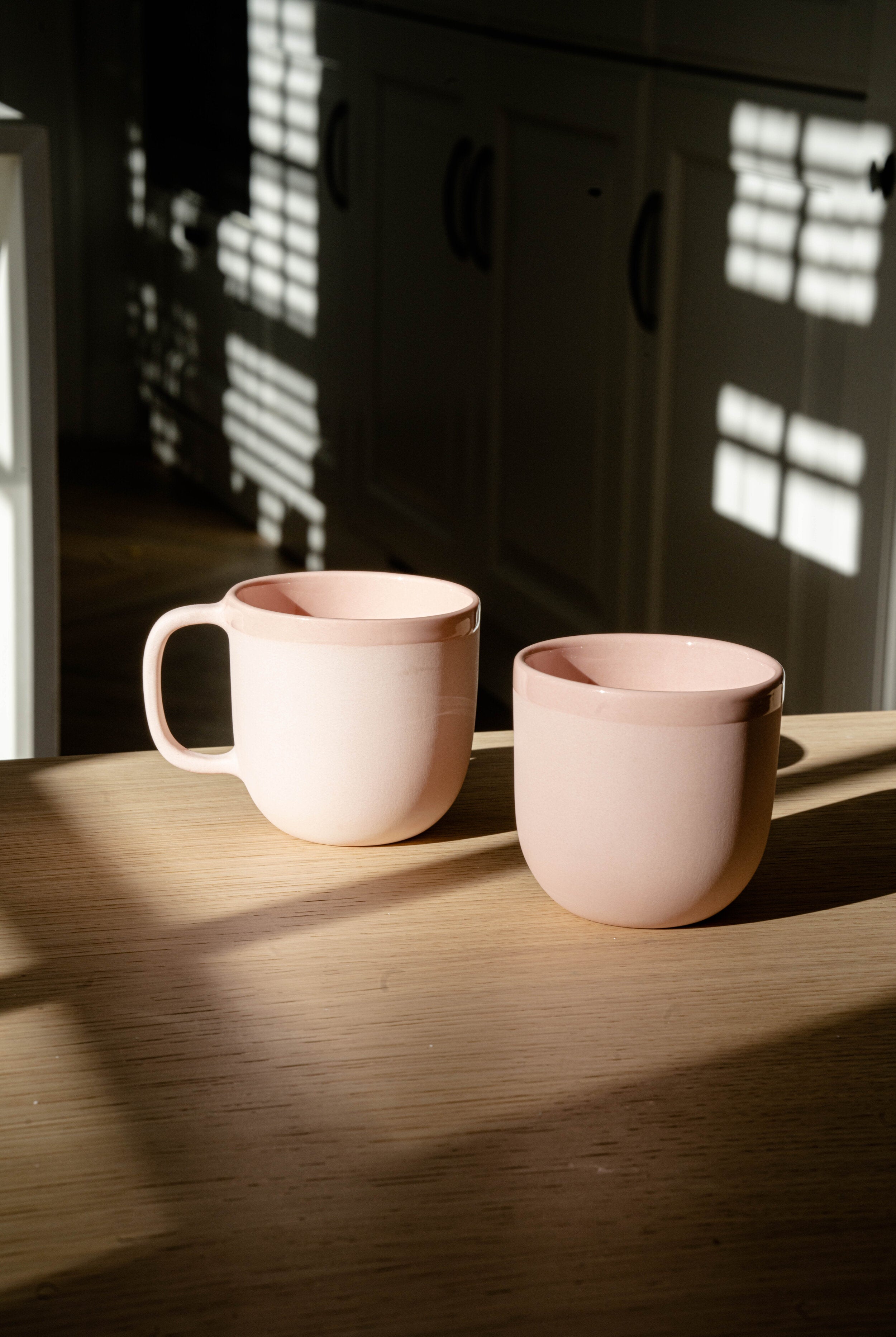 Porcelain Coffee Cup (Powder Pink)