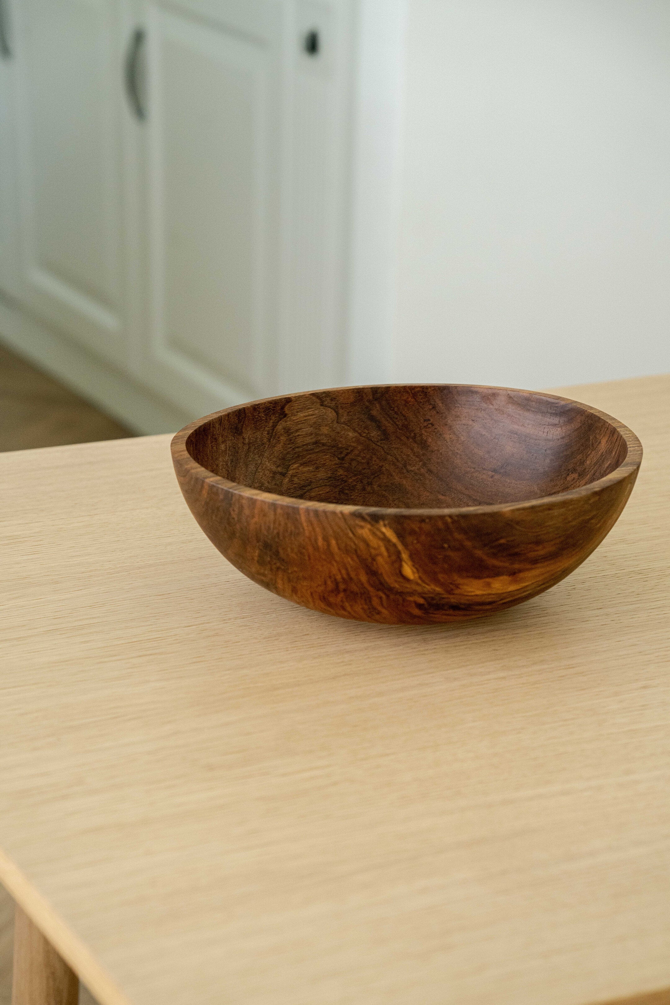 Large Walnut Wood Bowl