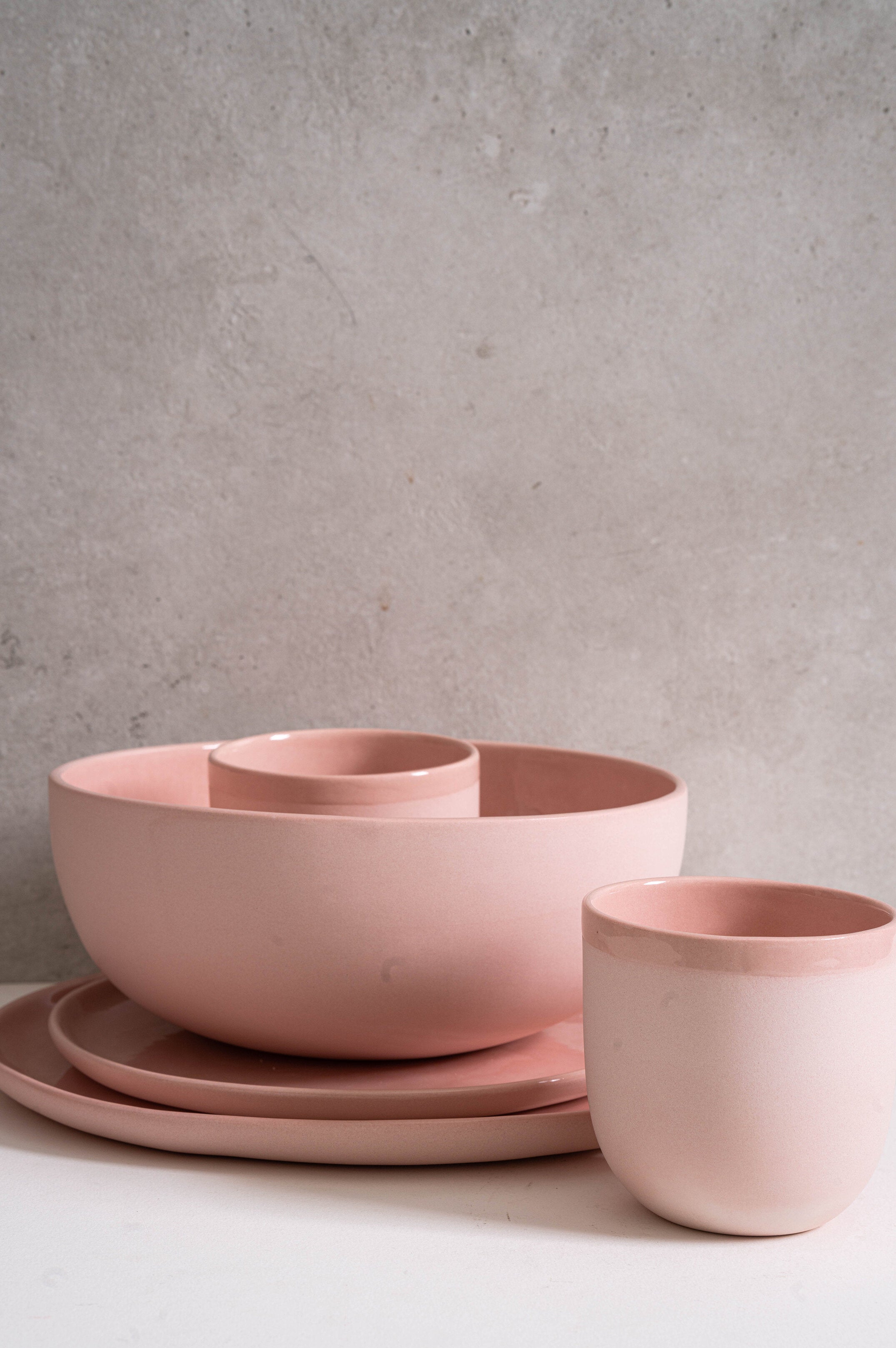 Porcelain Coffee Cup (Powder Pink)