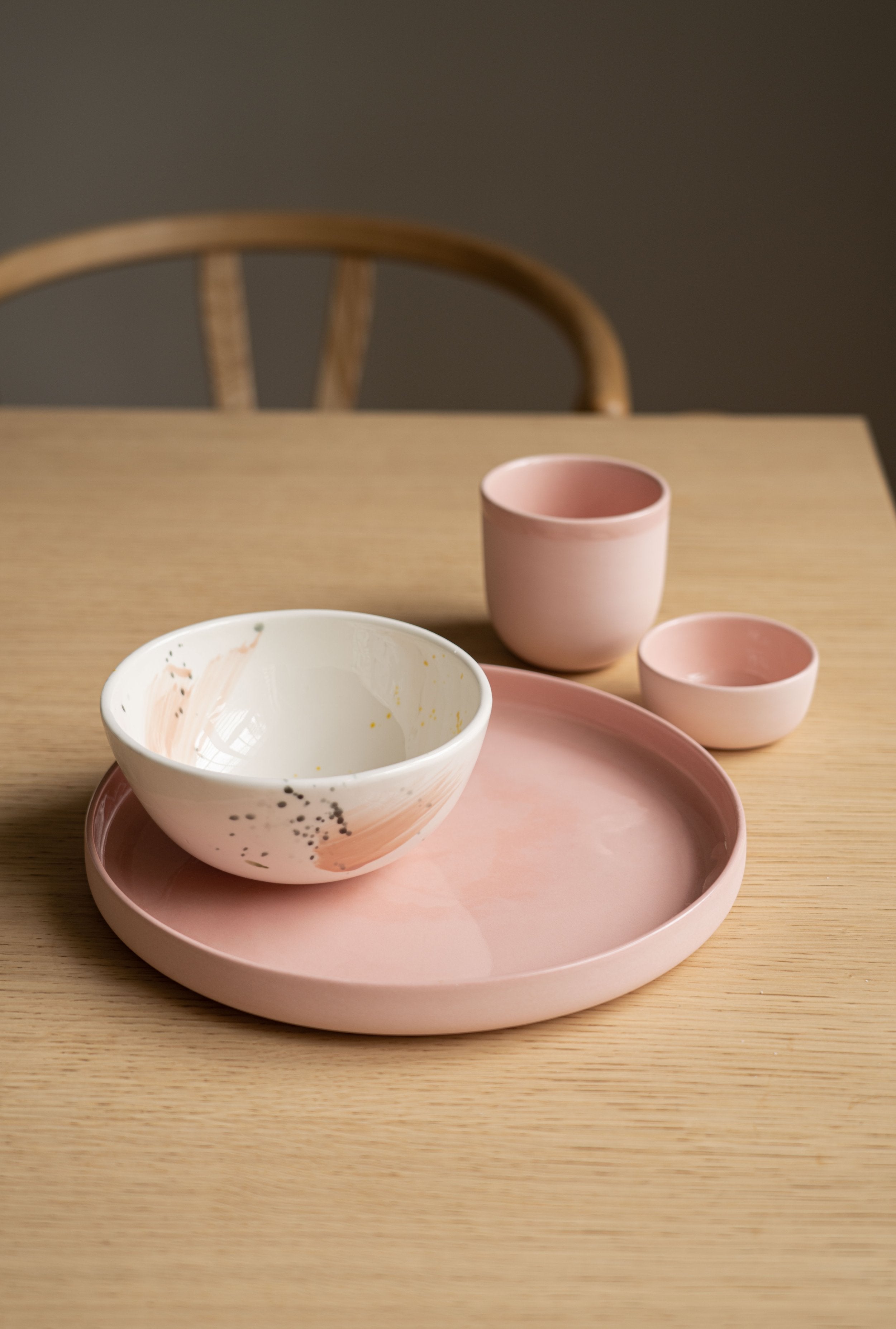 Porcelain Coffee Cup (Powder Pink)