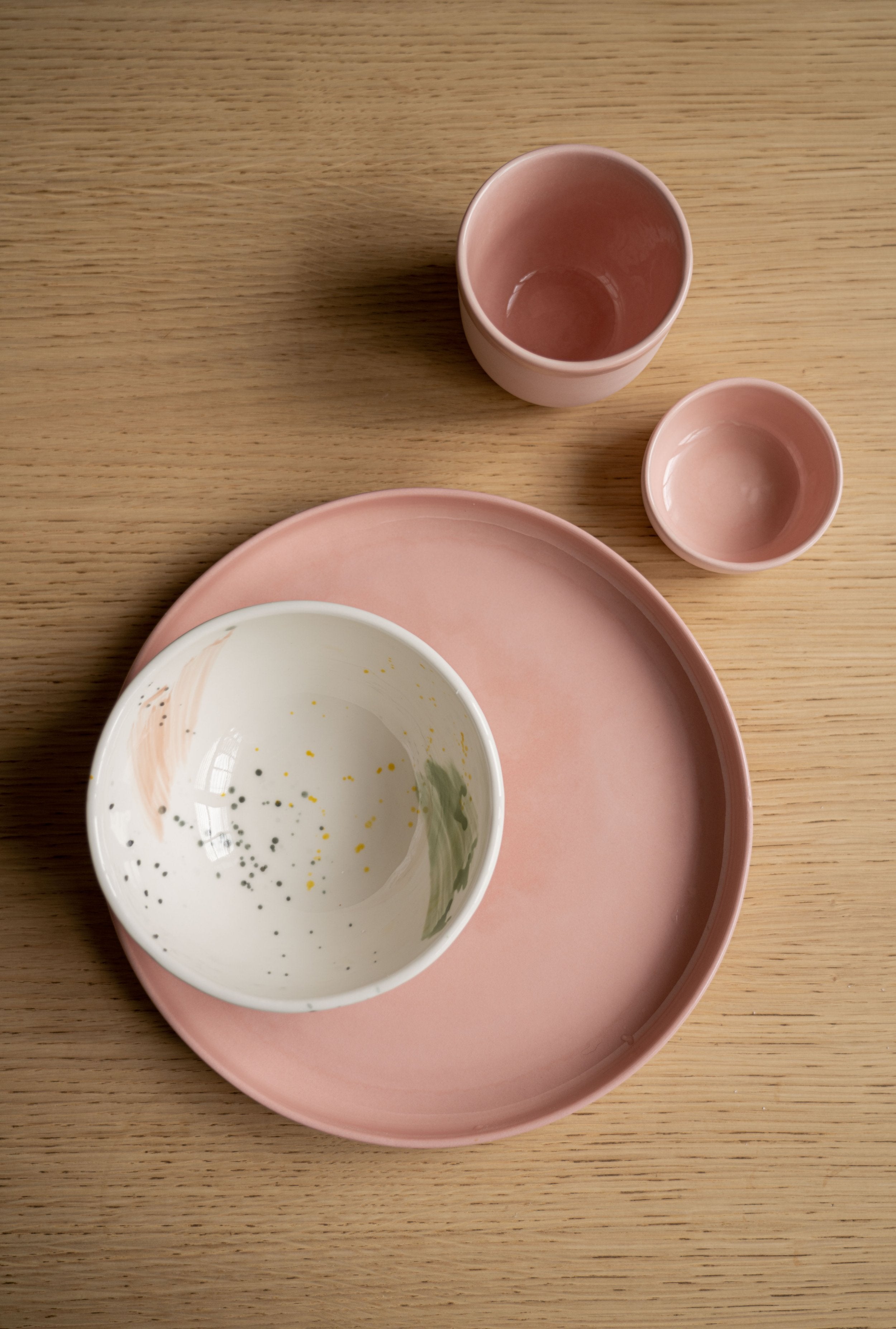 Porcelain Coffee Cup (Powder Pink)