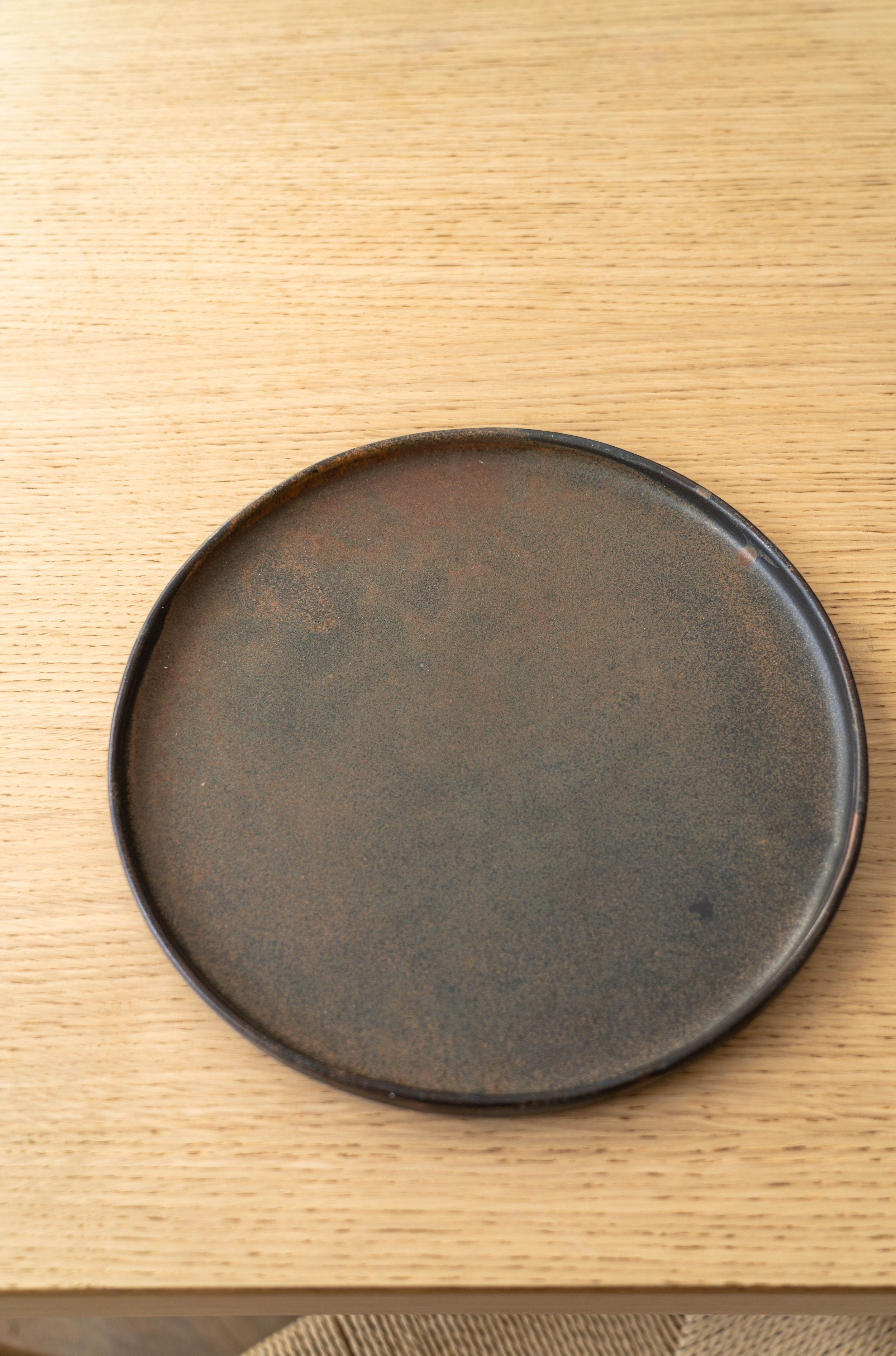 Stoneware Dinner Plates (Rust)