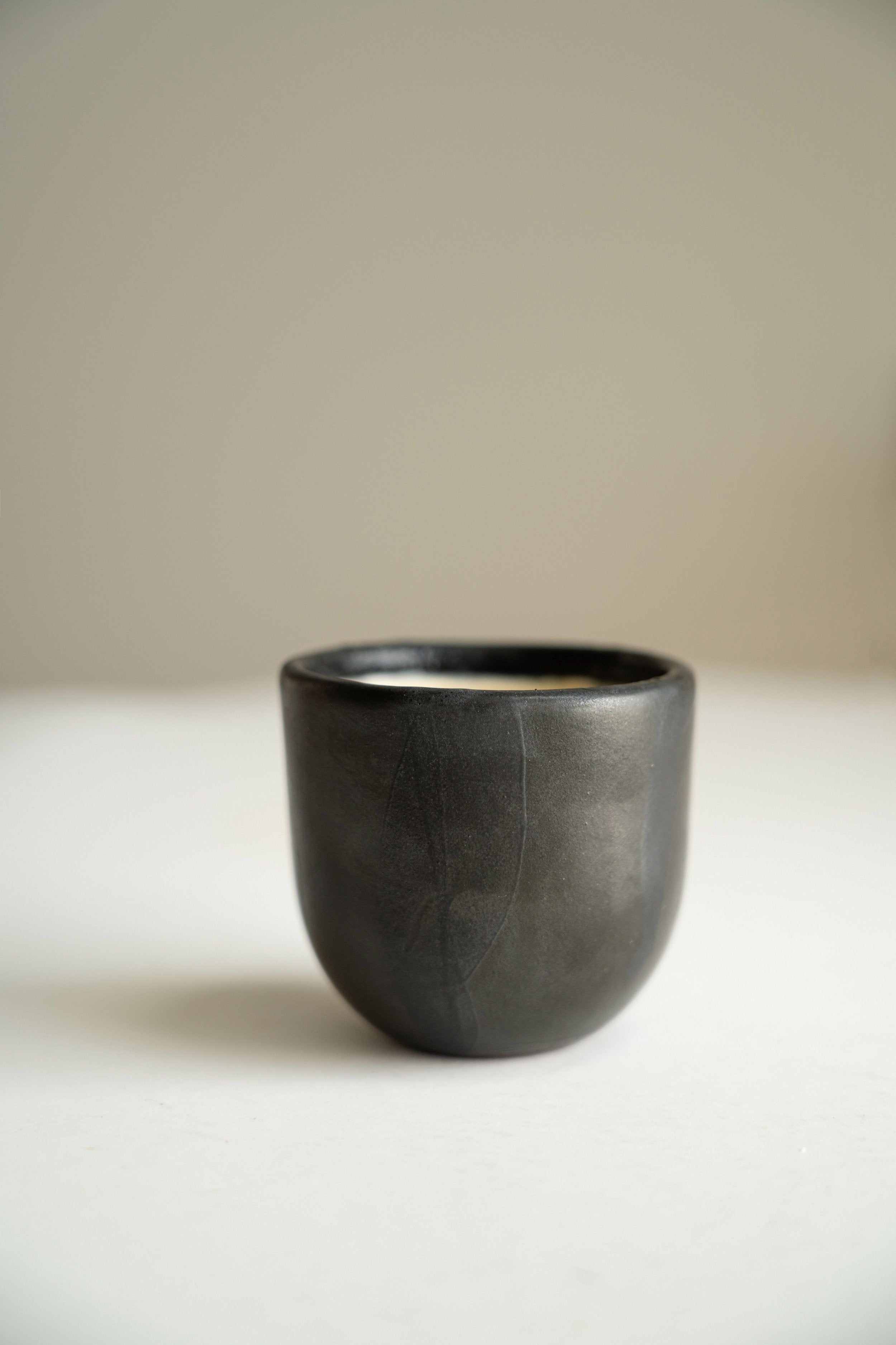 Stoneware Espresso Coffee Cup (Black)