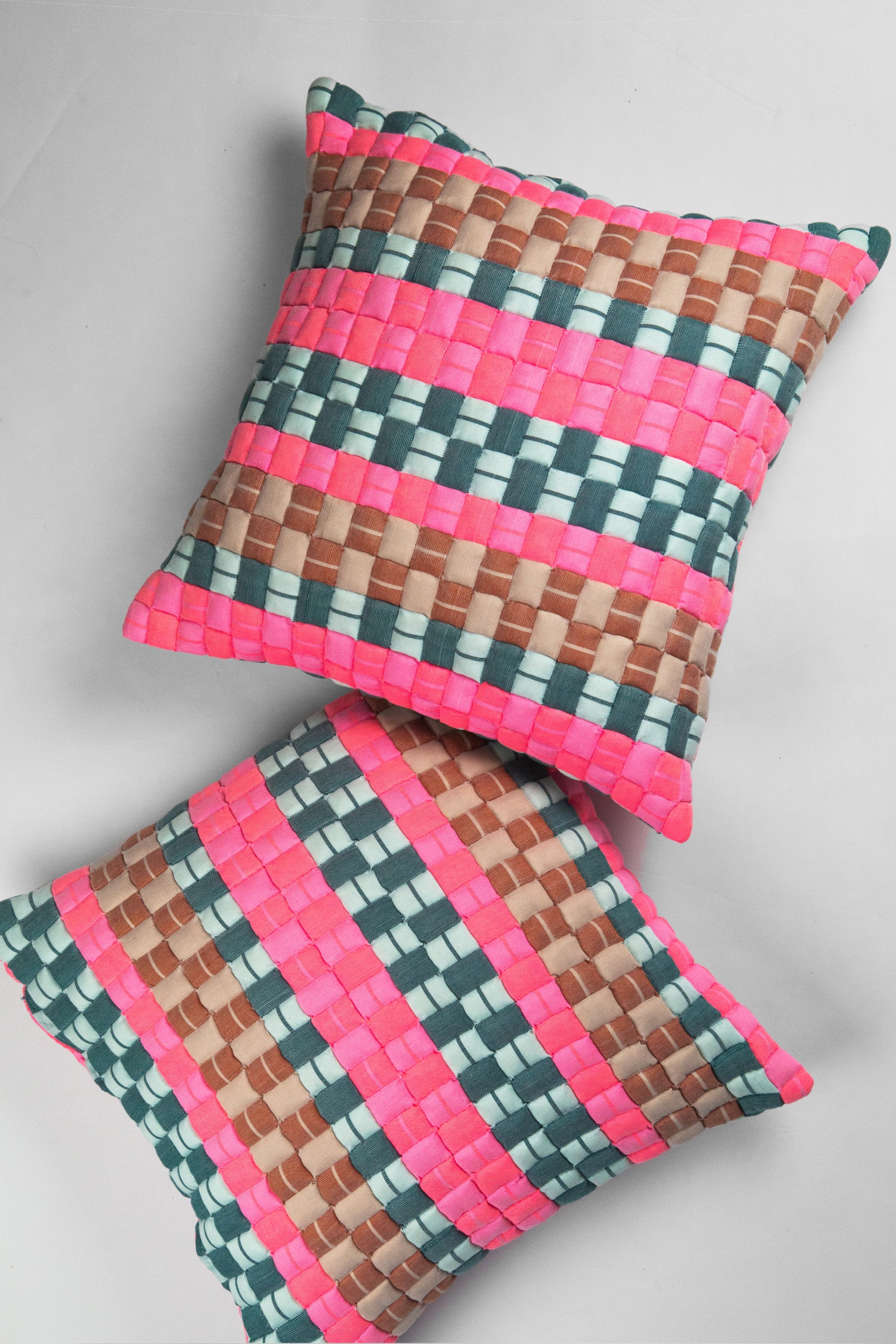 Sujani Quilted Pillow (Multicolored)