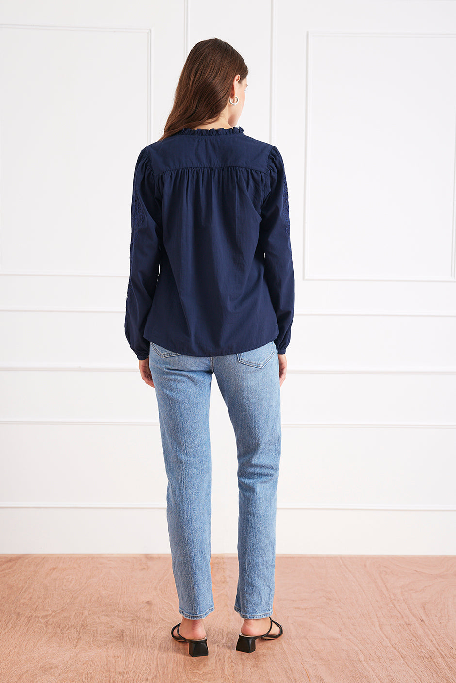 Camilla Blouse (Navy)