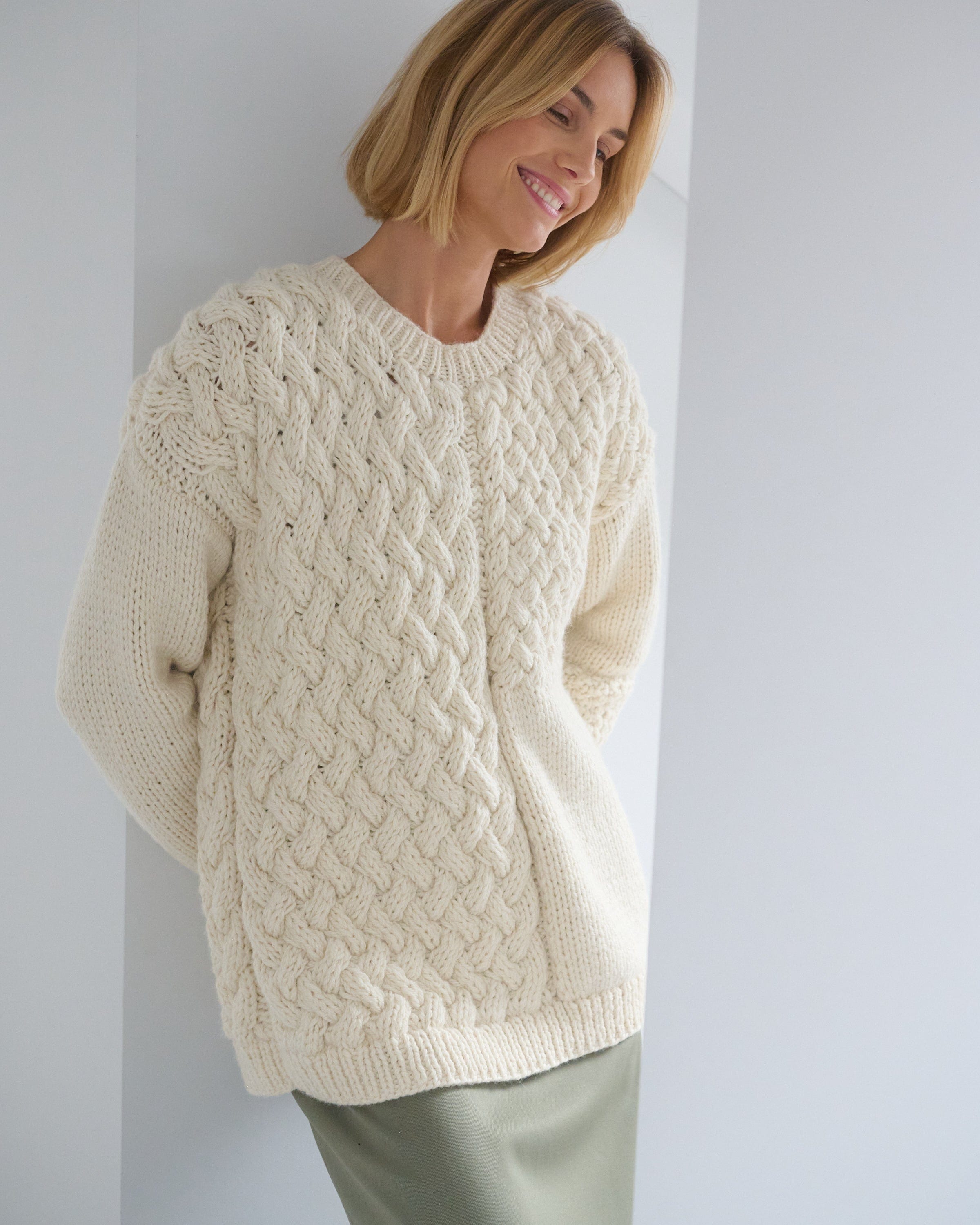 Heartbreaker Alpaca & Wool Sweater (Seal Salt)