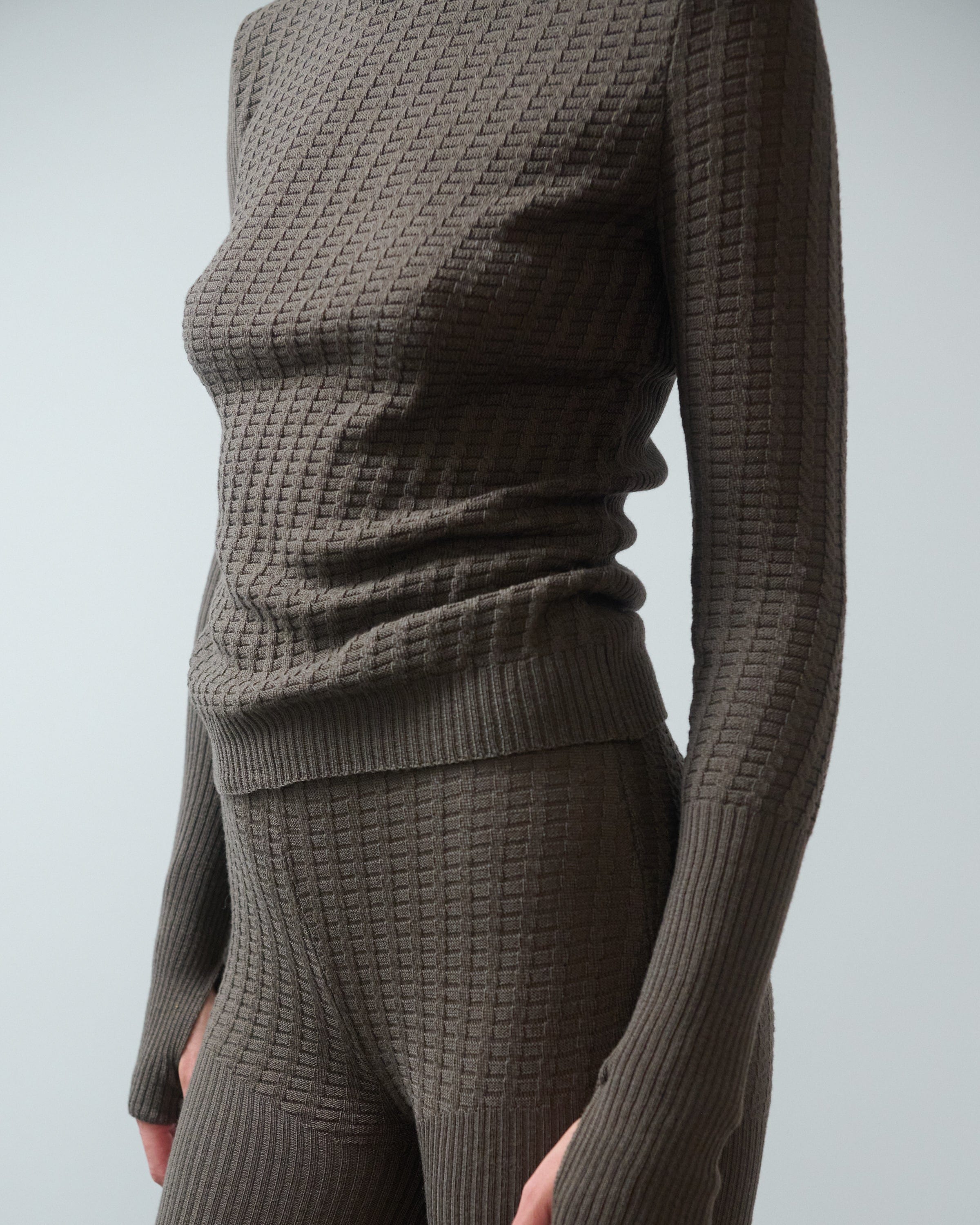 Žaltys Merino Wool Turtleneck (Nettle)