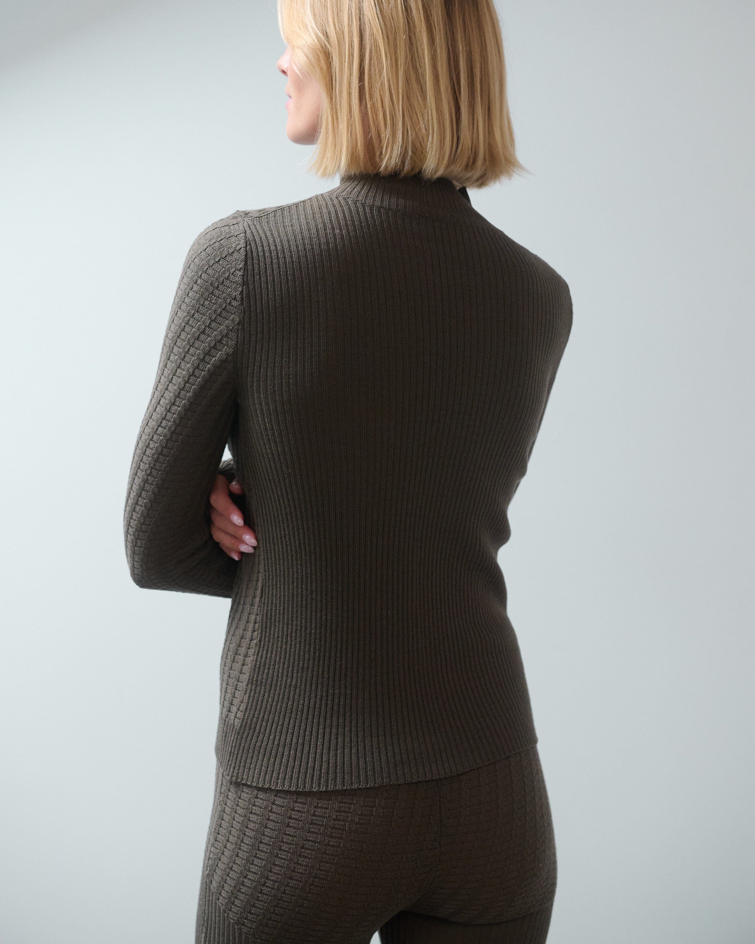 Žaltys Merino Wool Turtleneck (Nettle)