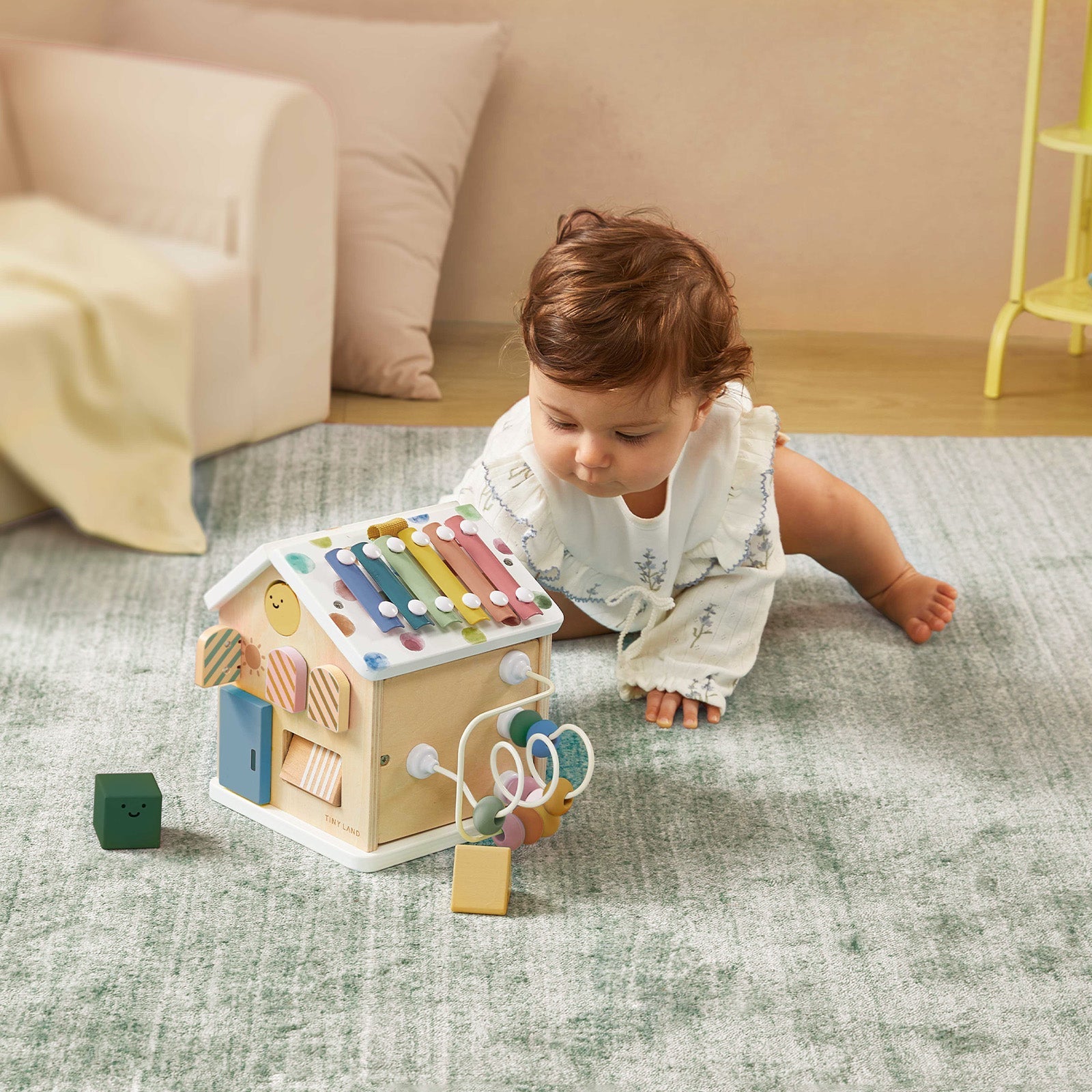 Cottage Activity Cube (Morandi)