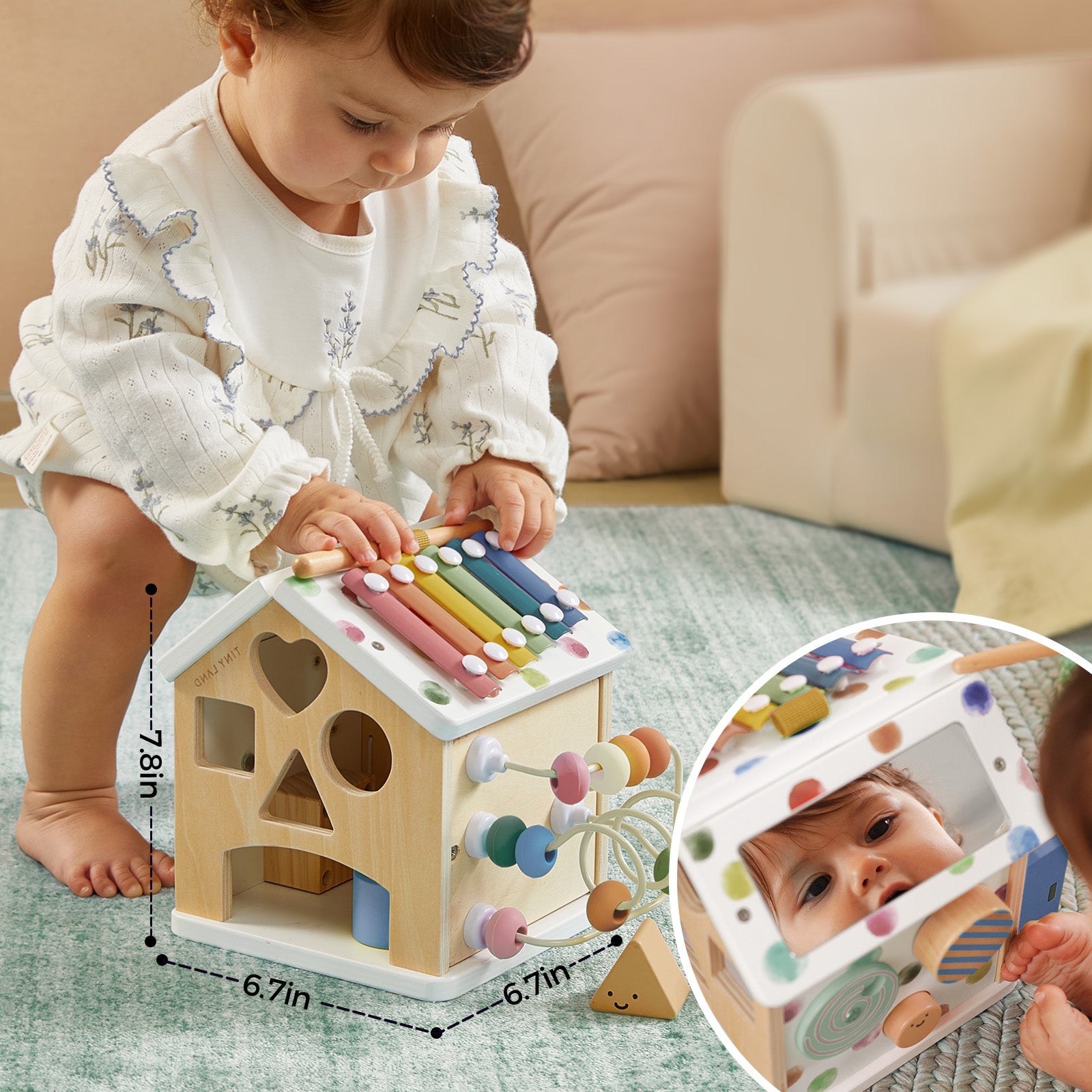 Cottage Activity Cube (Morandi)