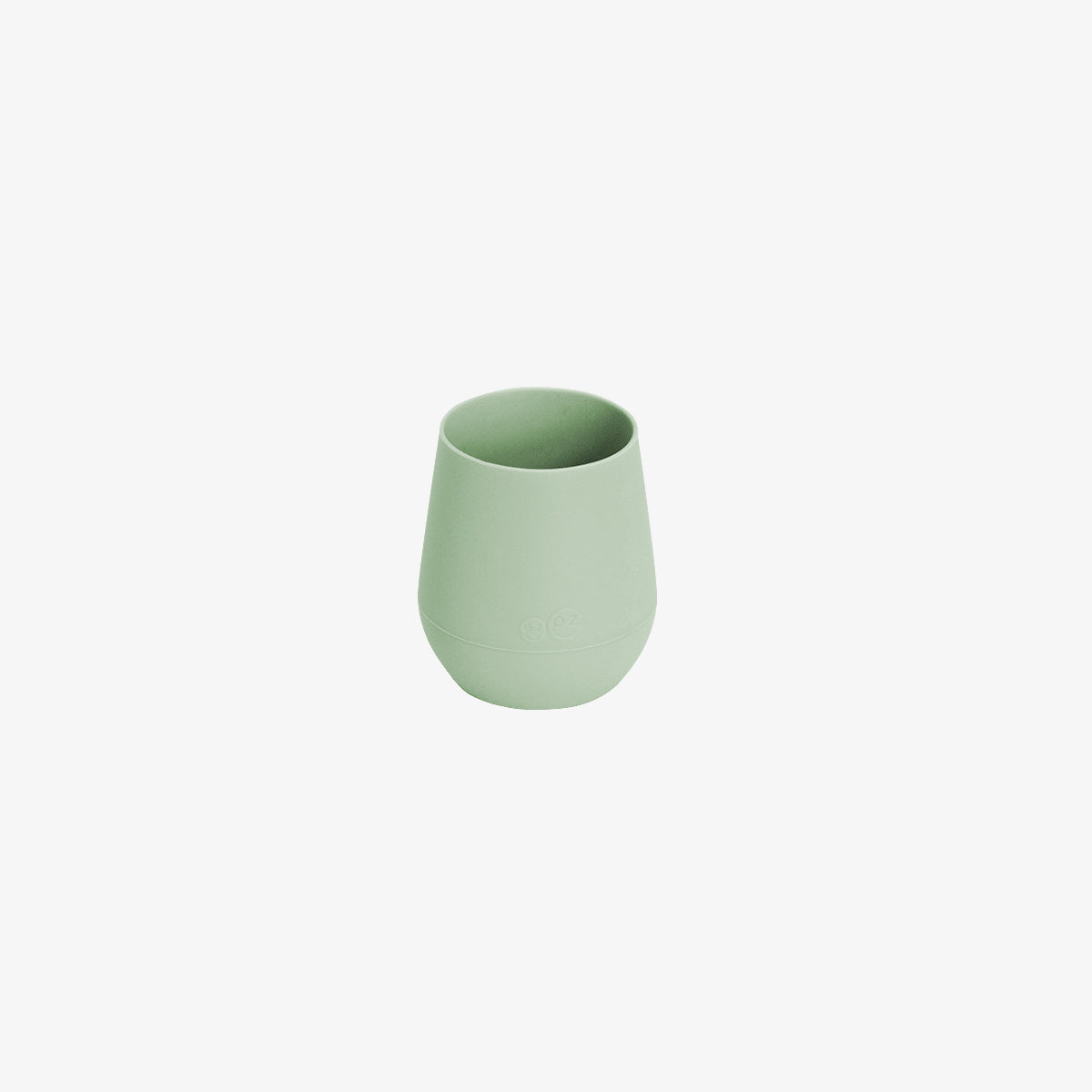 The Tiny Cup in Sage by ezpz / Open-Top, Silicone Drinking Cup for Babies #color_sage