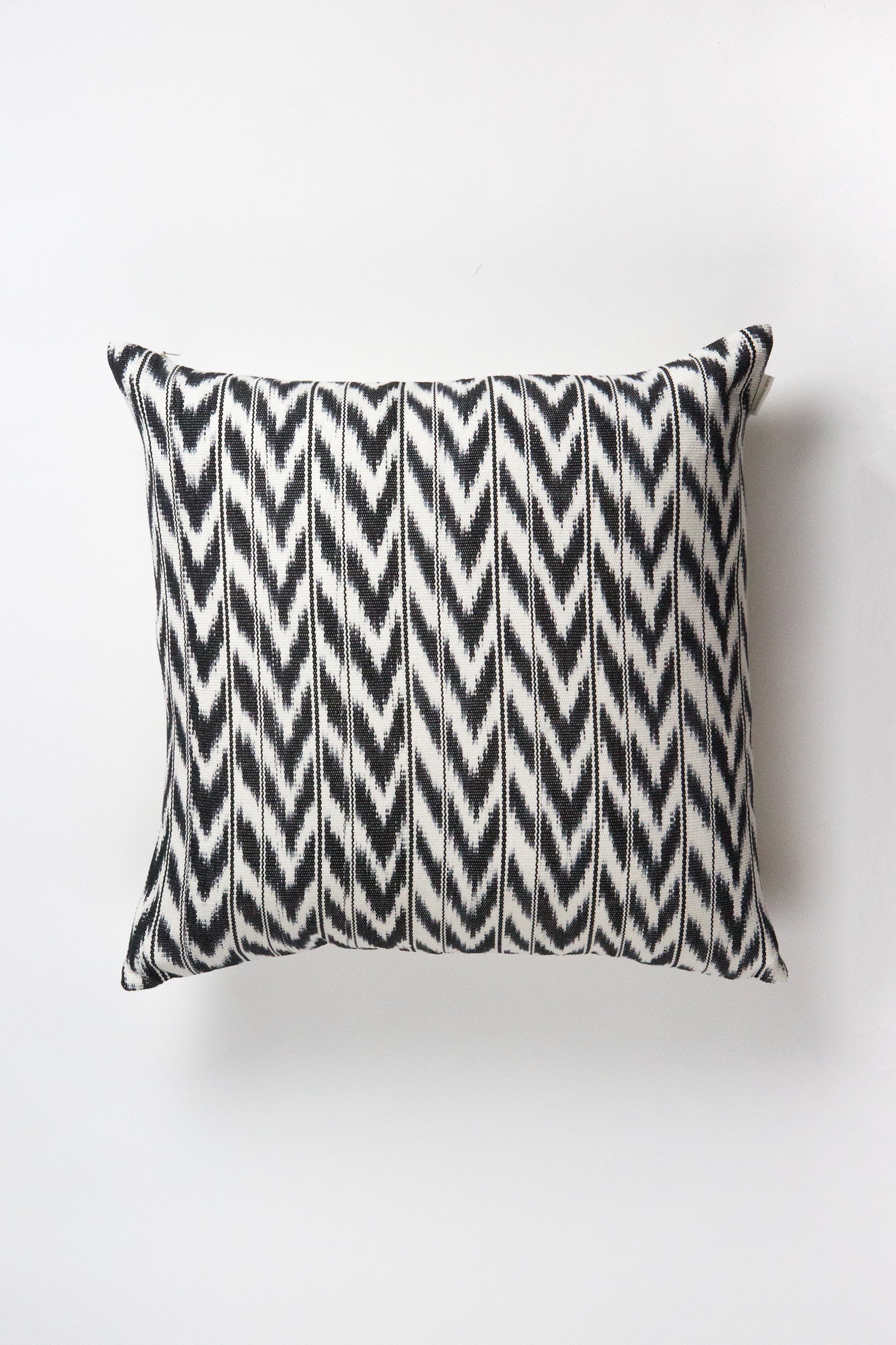 Toto Black & White Ikat Pillow
