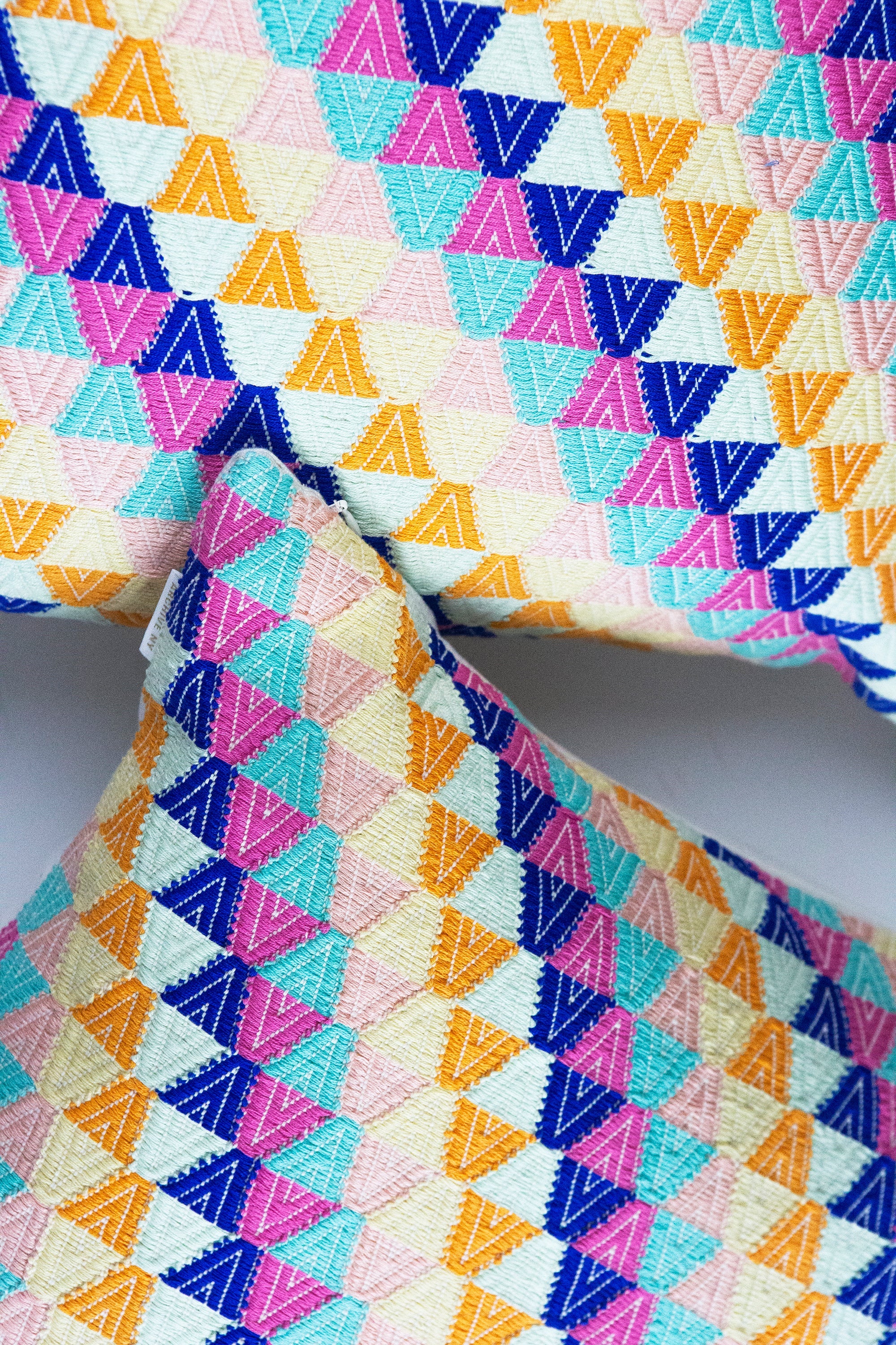 Nahuala Universe Pillow (Orange Multicolor)