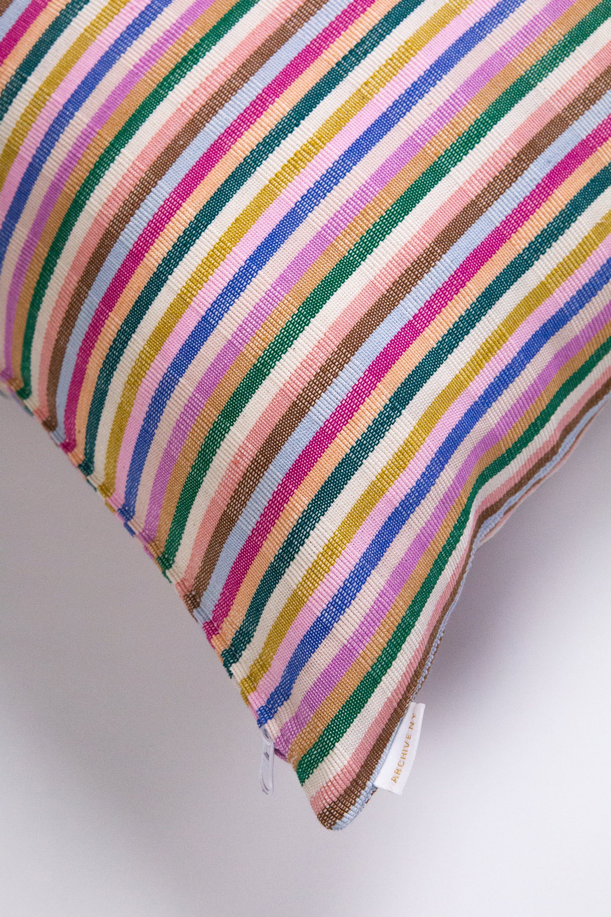 Valentina Rainbow Stripe Pillows
