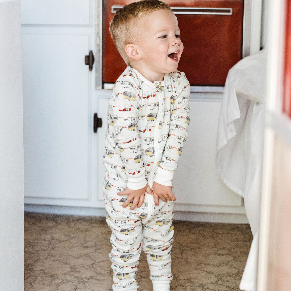 Chicken Organic Cotton Zipper Pajama