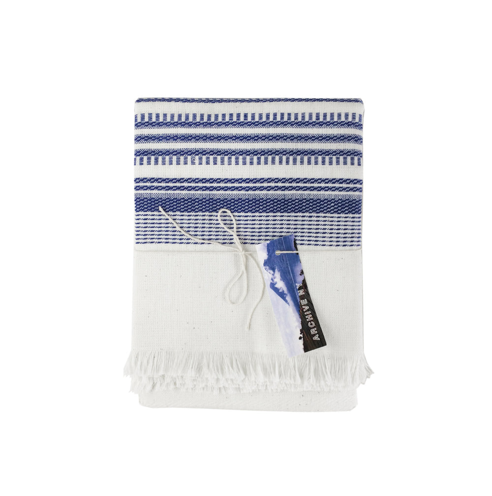 Kitchen Towel (White & Blue)