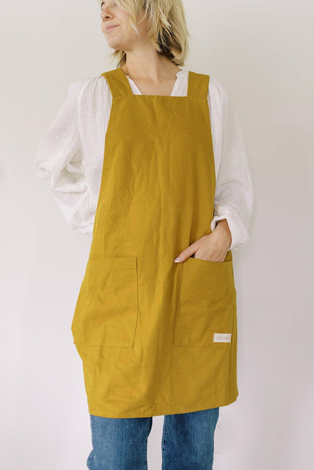 Canvas Crossback Apron