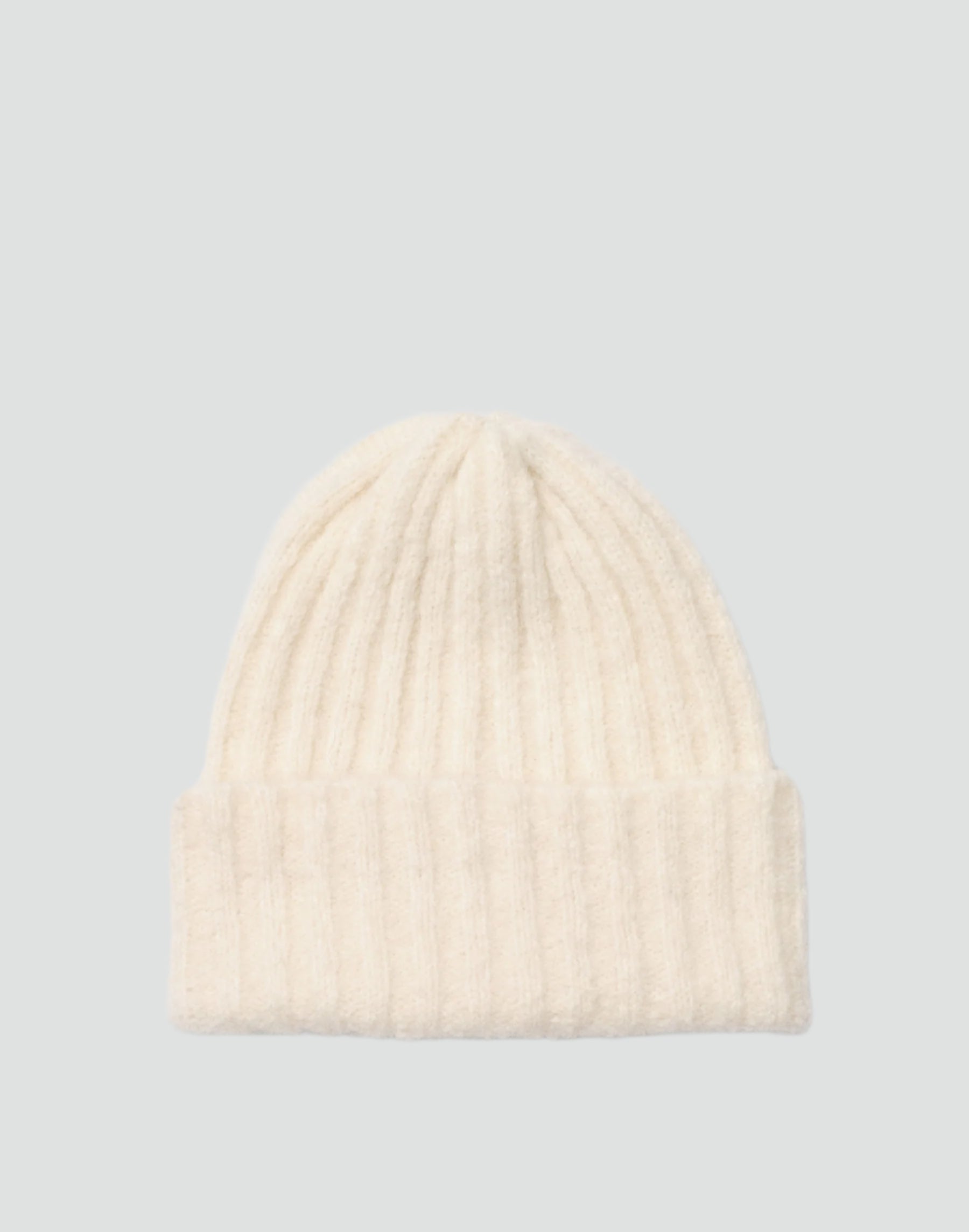 Alpaca Chunky Wool Rib Beanie