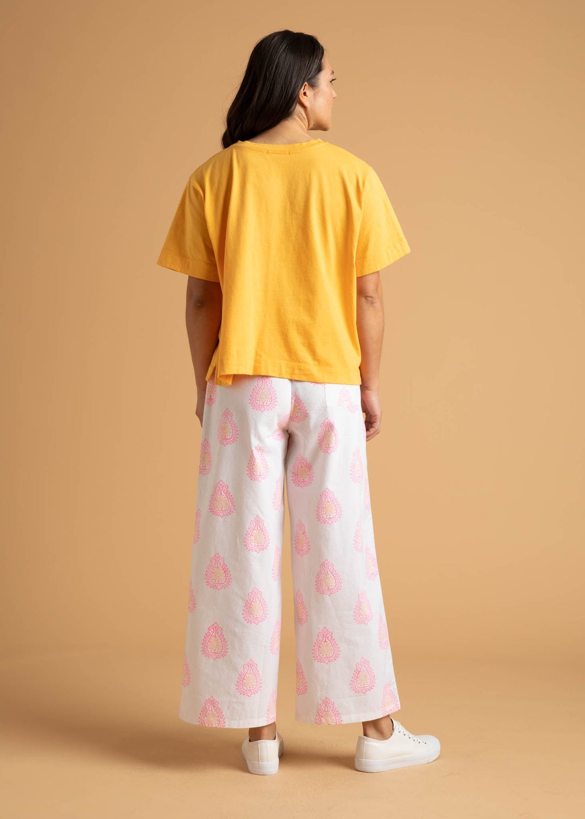 Shore Pant (Totem Paisley Neon Pink & Peach)