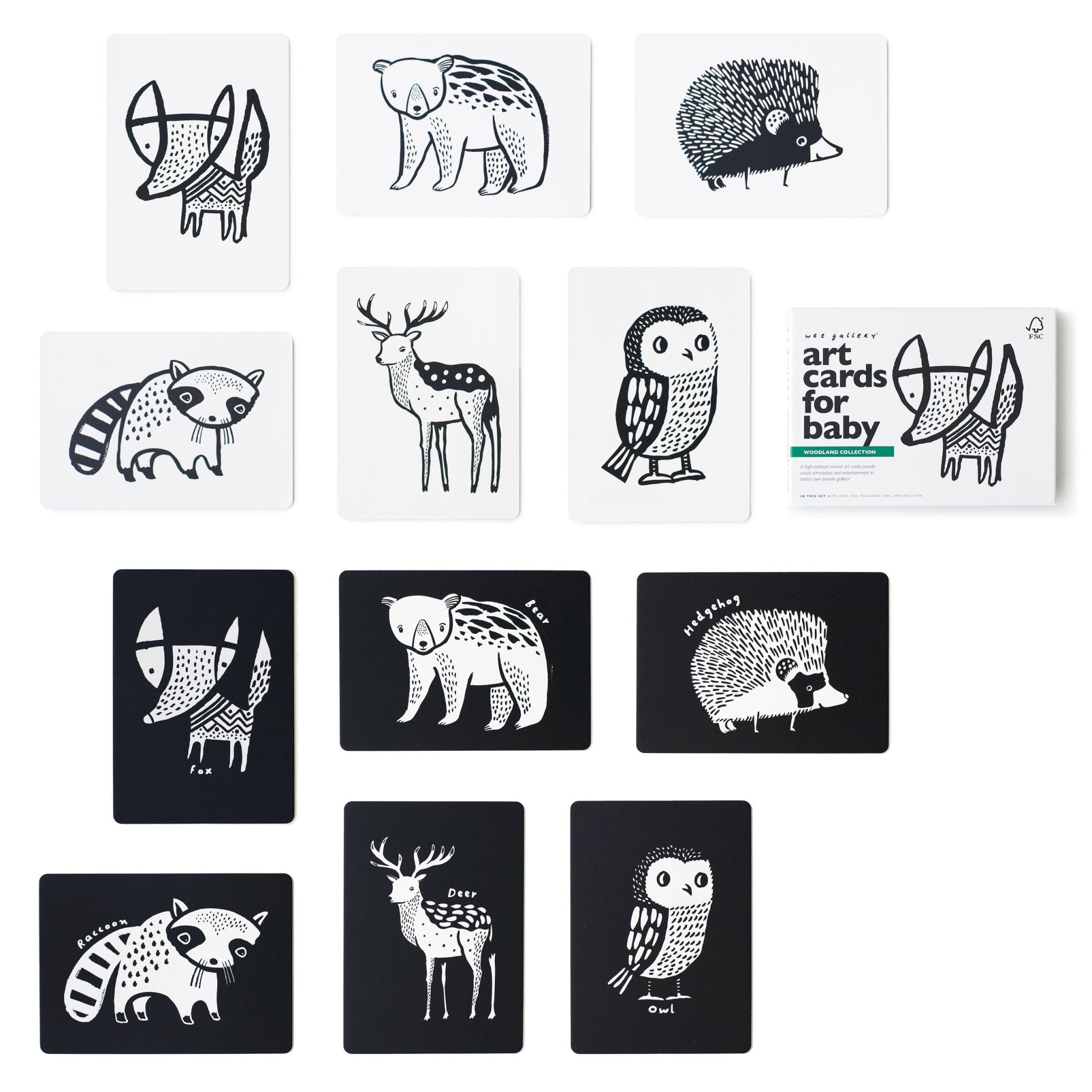 Art Cards for Baby (Woodland Collection)