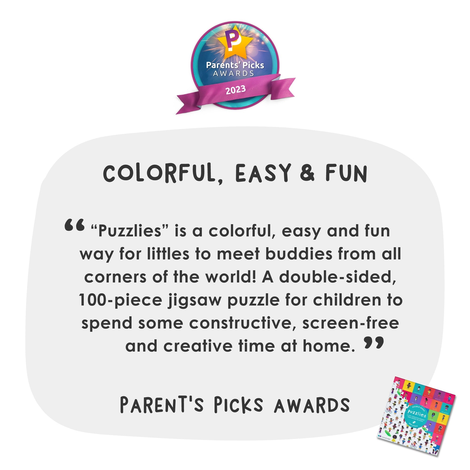 Puzzlies Double-Sided Puzzle