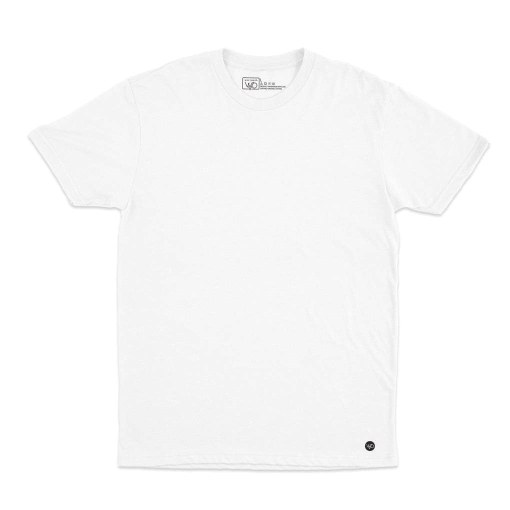 Men's Organic Crew Neck (White)