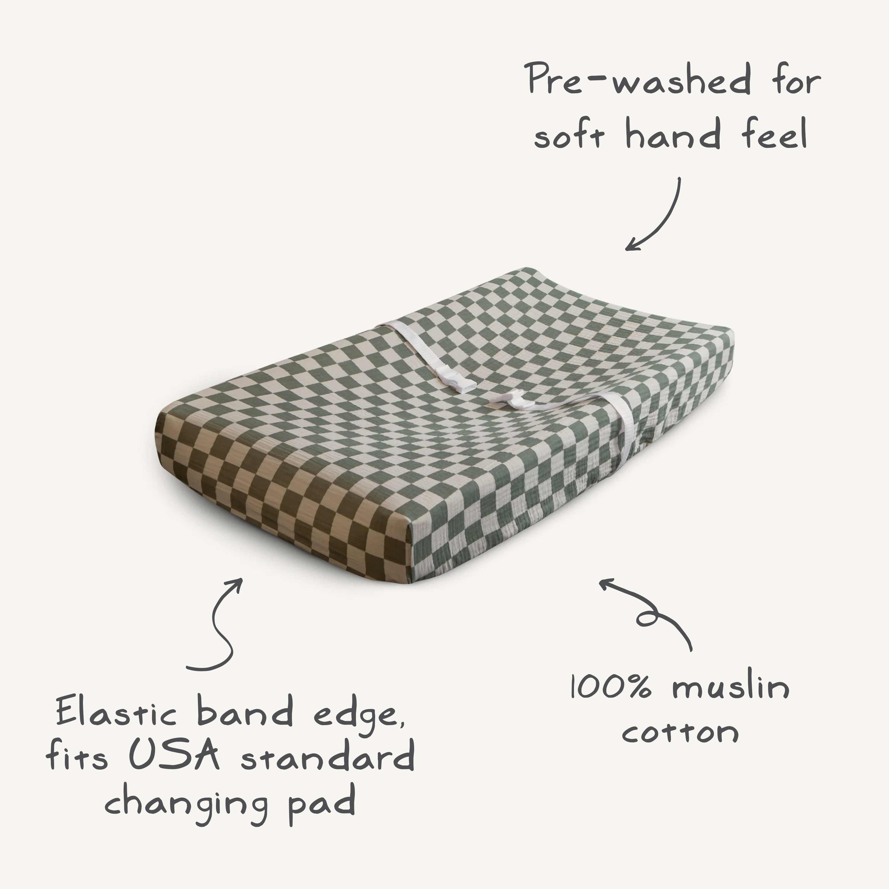 Muslin Changing Pad Cover