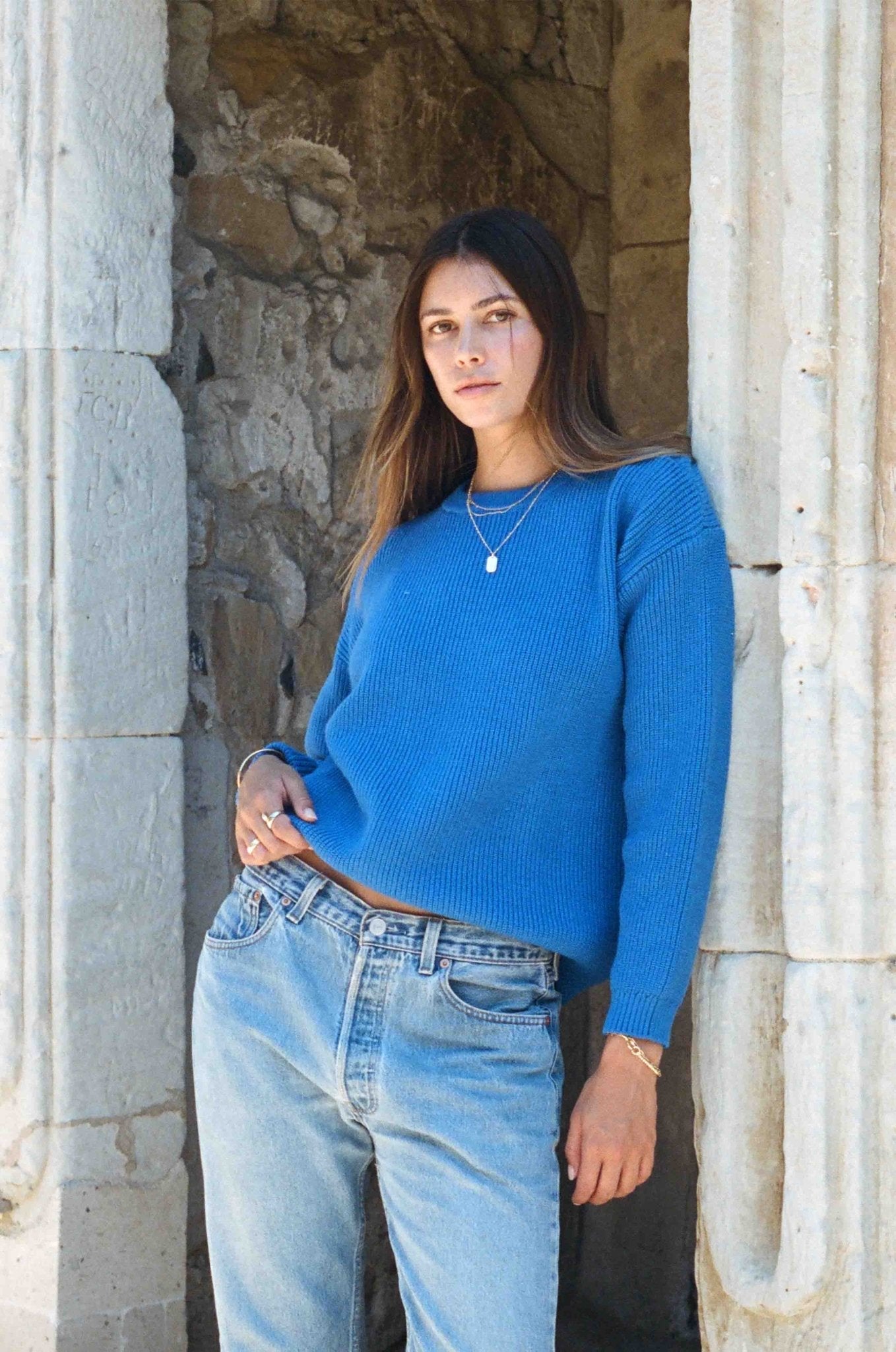 Charles Sweater (Commodore Blue)