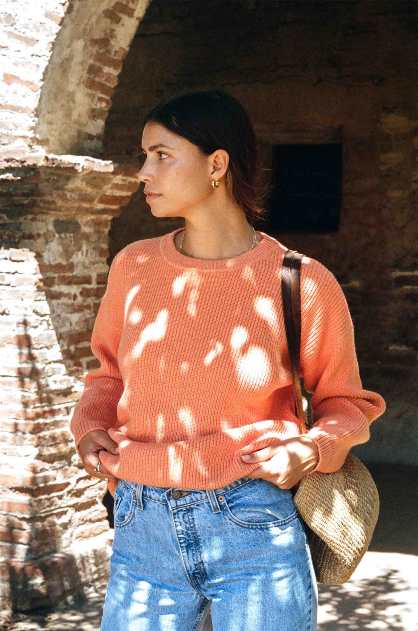Charles Sweater (Persimmon Orange)