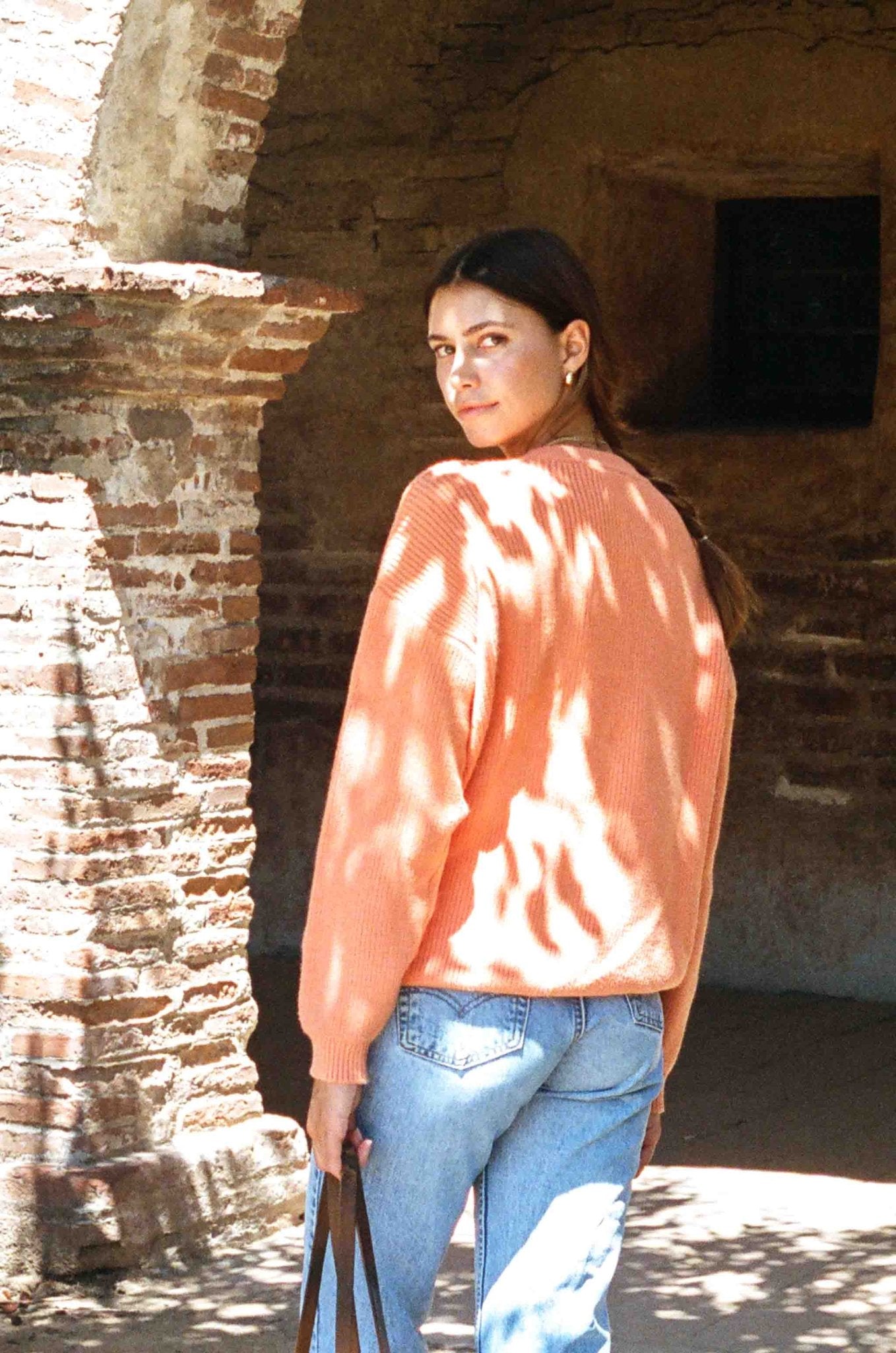 Charles Sweater (Persimmon Orange)