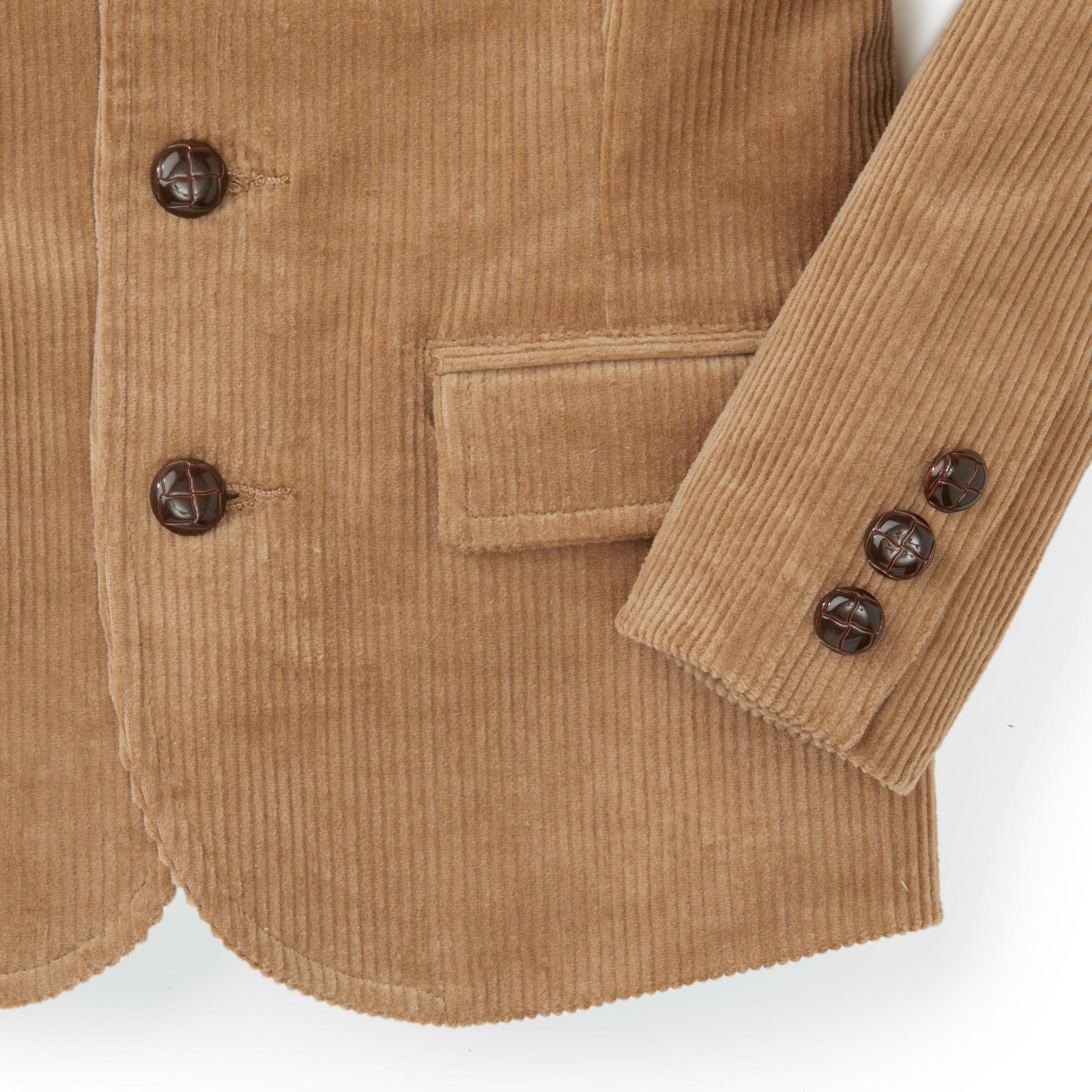 Corduroy Blazer with Elbow Patches (Brown 2T-12)