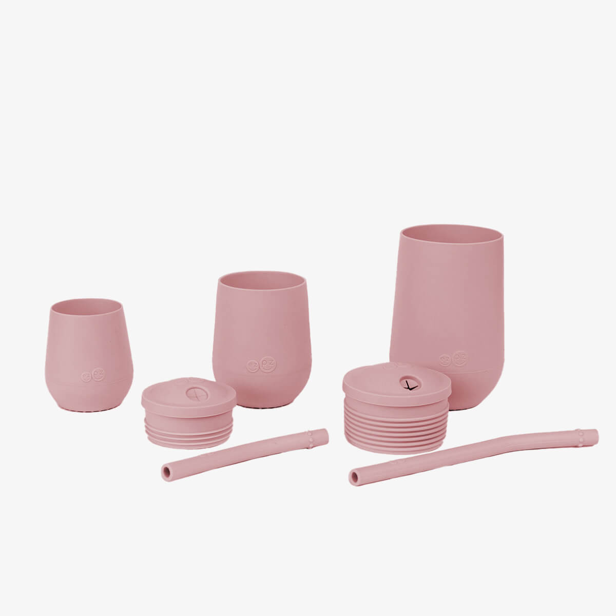 ezpz Developmental Cup Set in Blush #color_blush