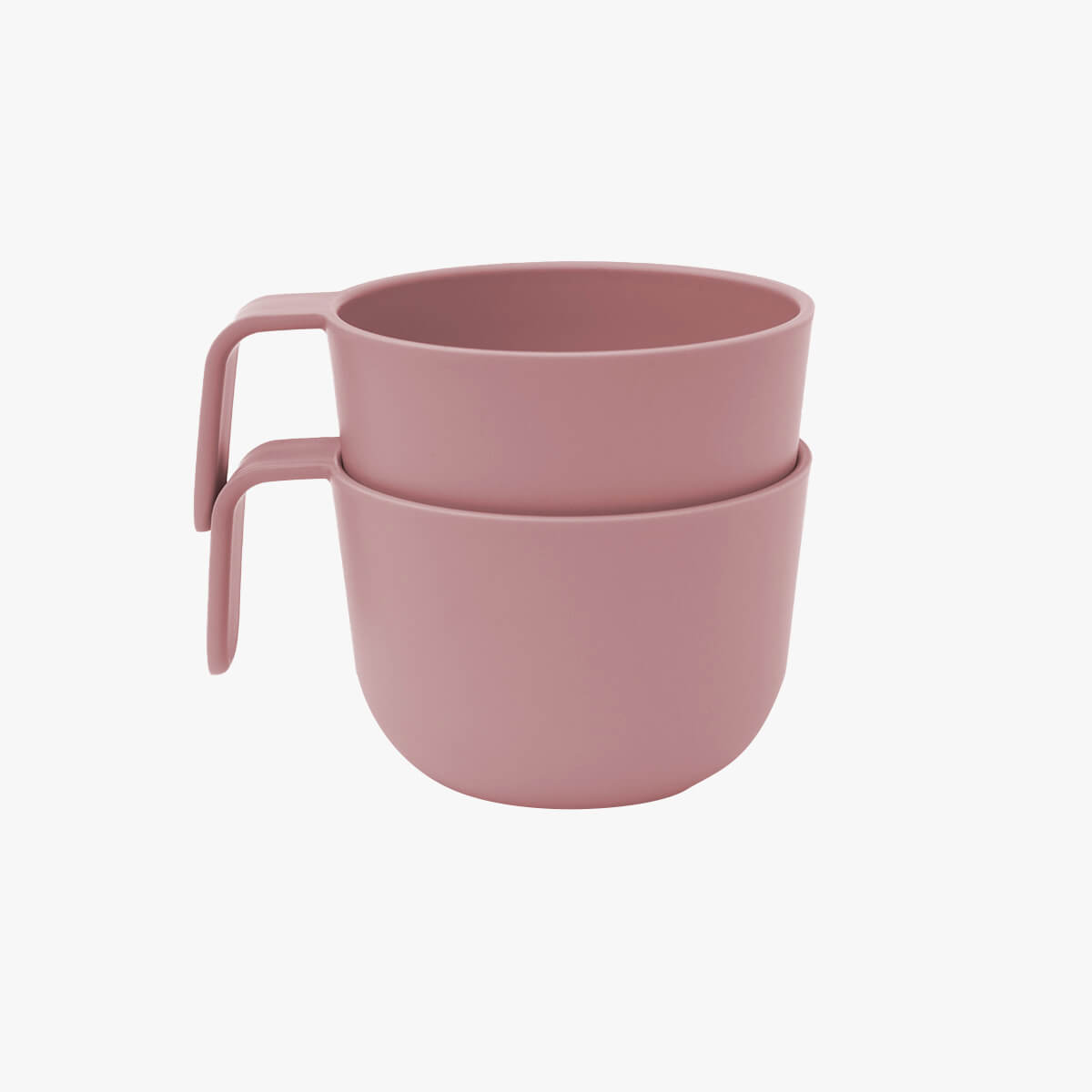 Snack Bowl in Blush / ezpz Basics Line / Bowl with Handle and Lid for Kids #color_blush