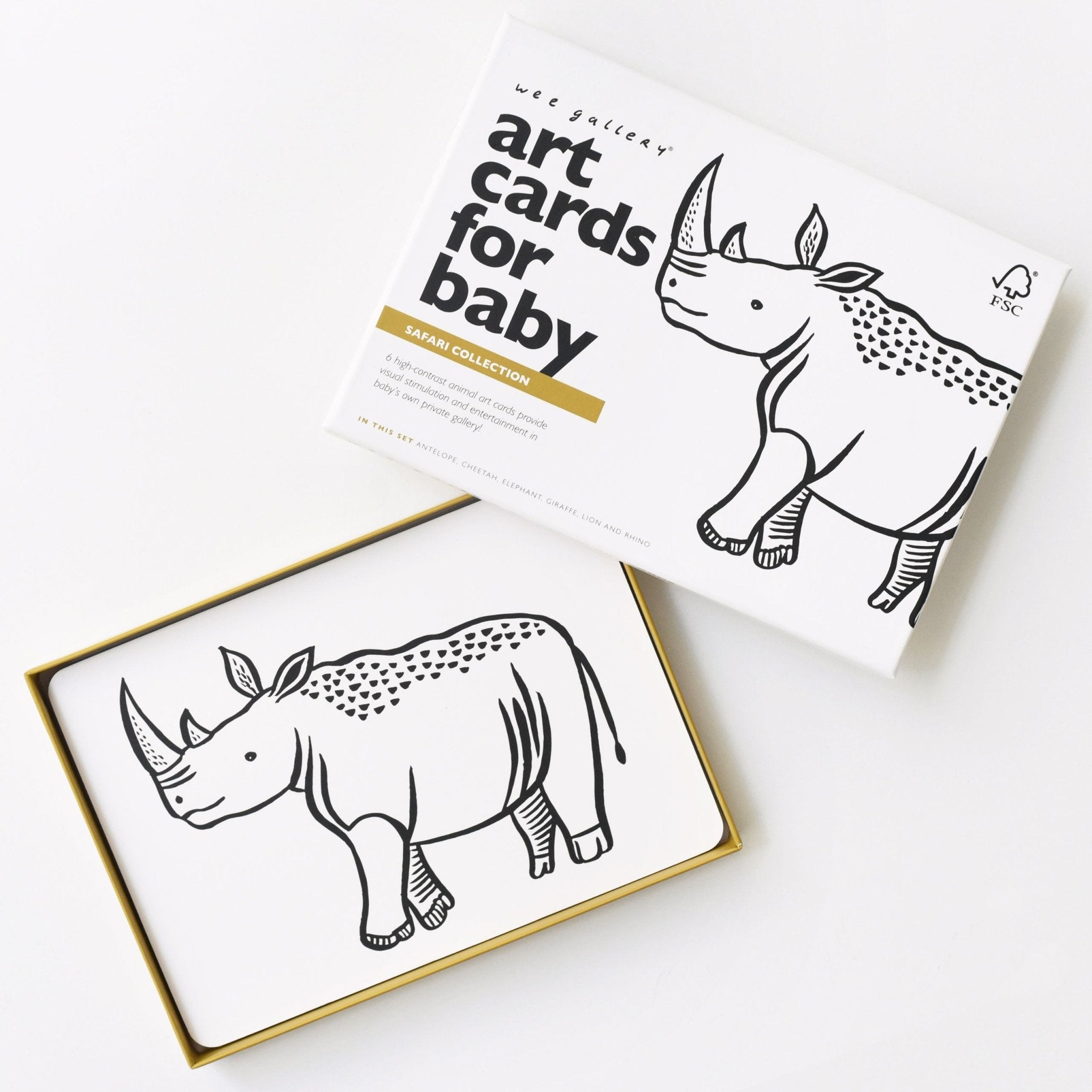Art Cards for Baby (Safari Collection)