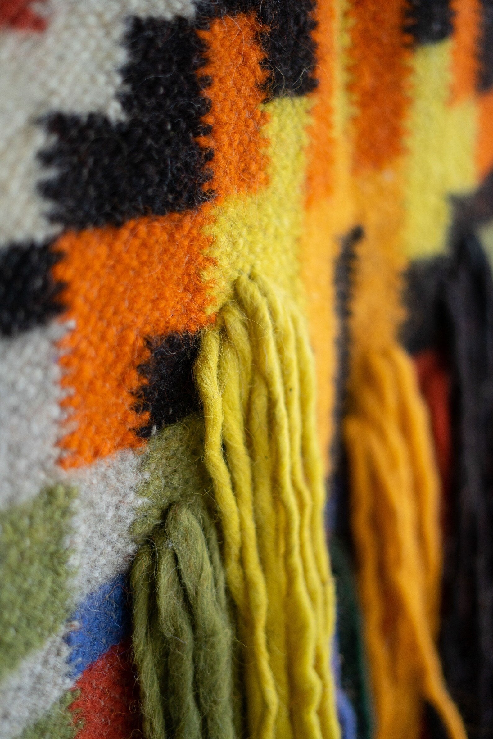 Wool Wall Hanging (Traditional Carpathian Pattern)