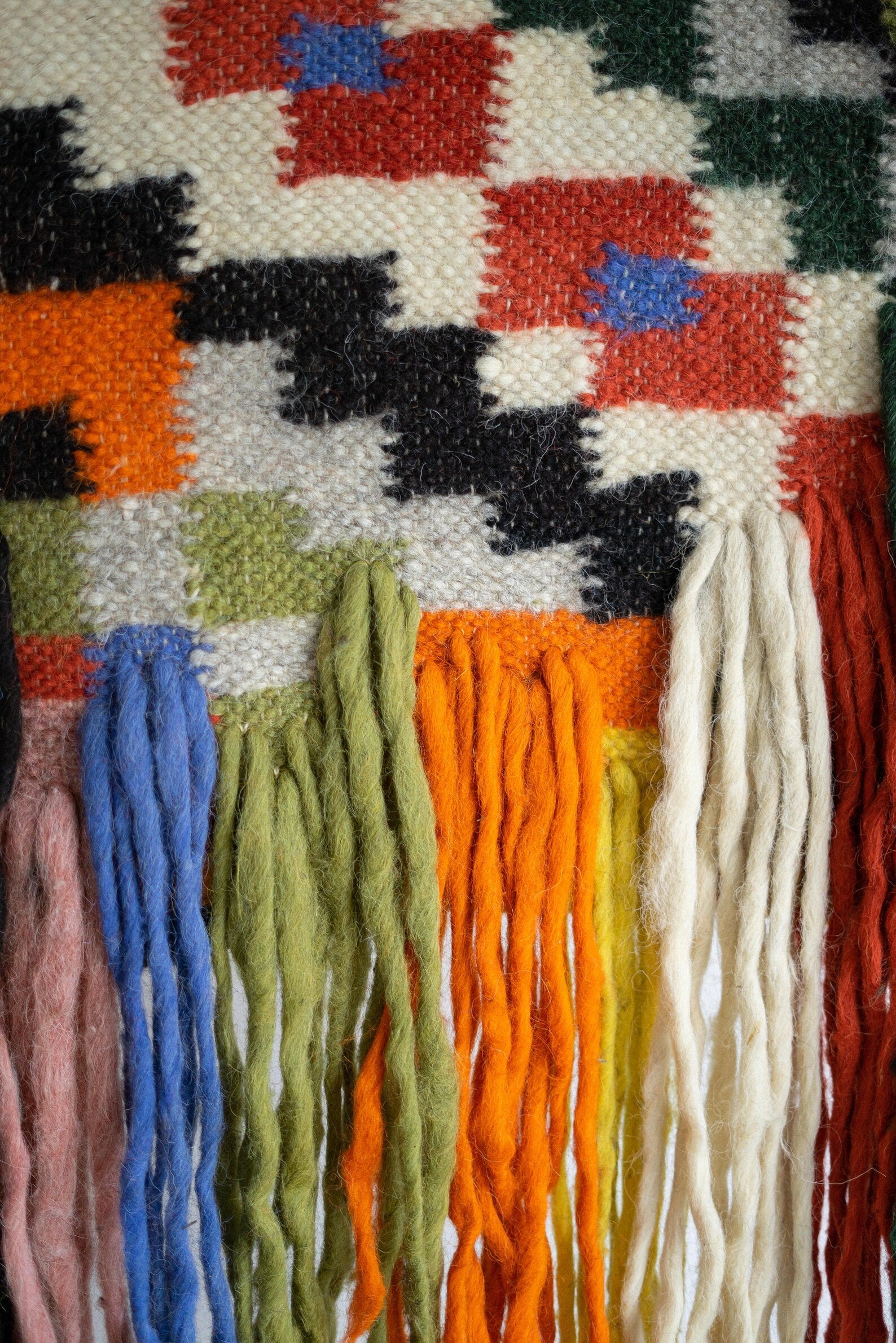Wool Wall Hanging (Traditional Carpathian Pattern)