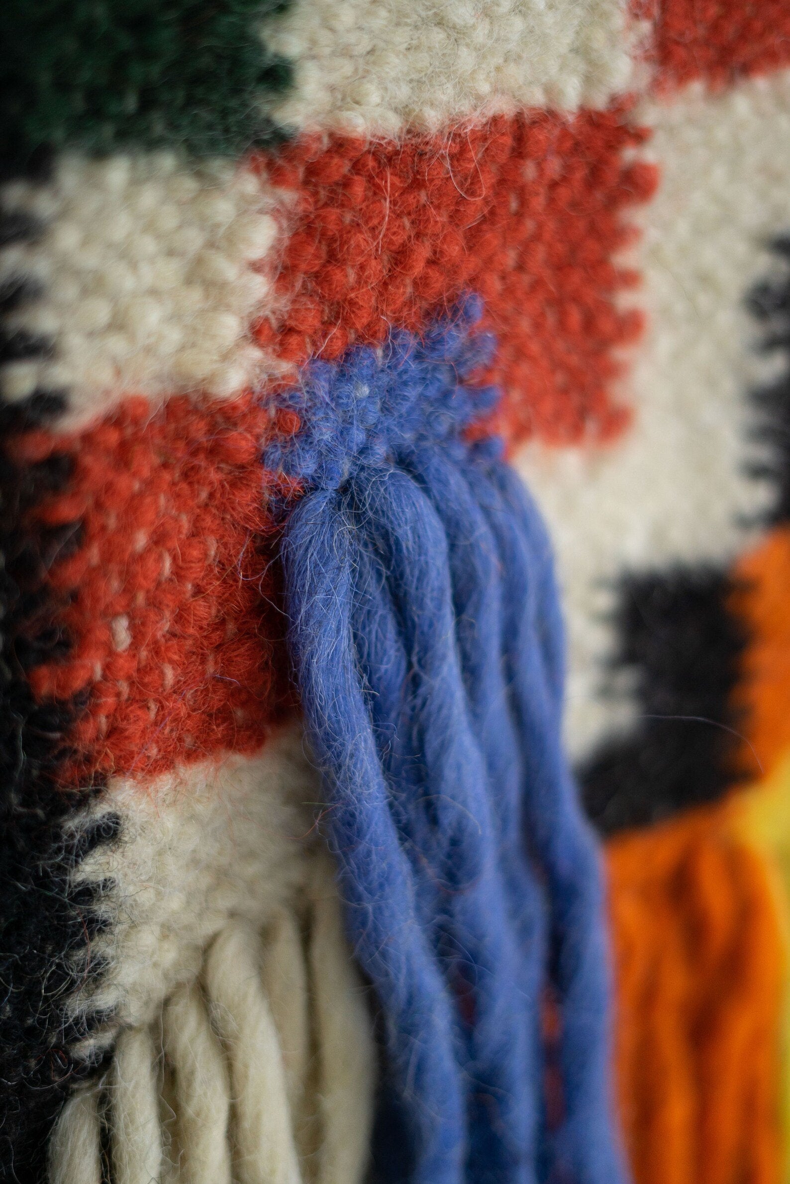 Wool Wall Hanging (Traditional Carpathian Pattern)