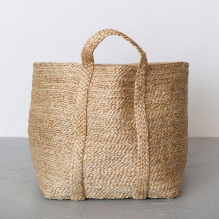 Large Jute Basket (Natural)
