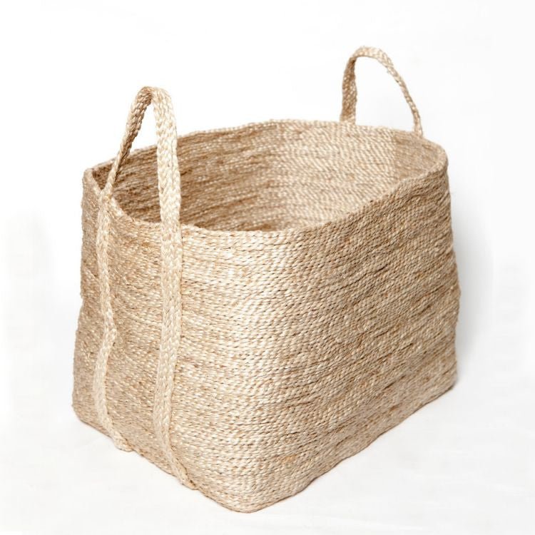 Large Jute Basket (Natural)