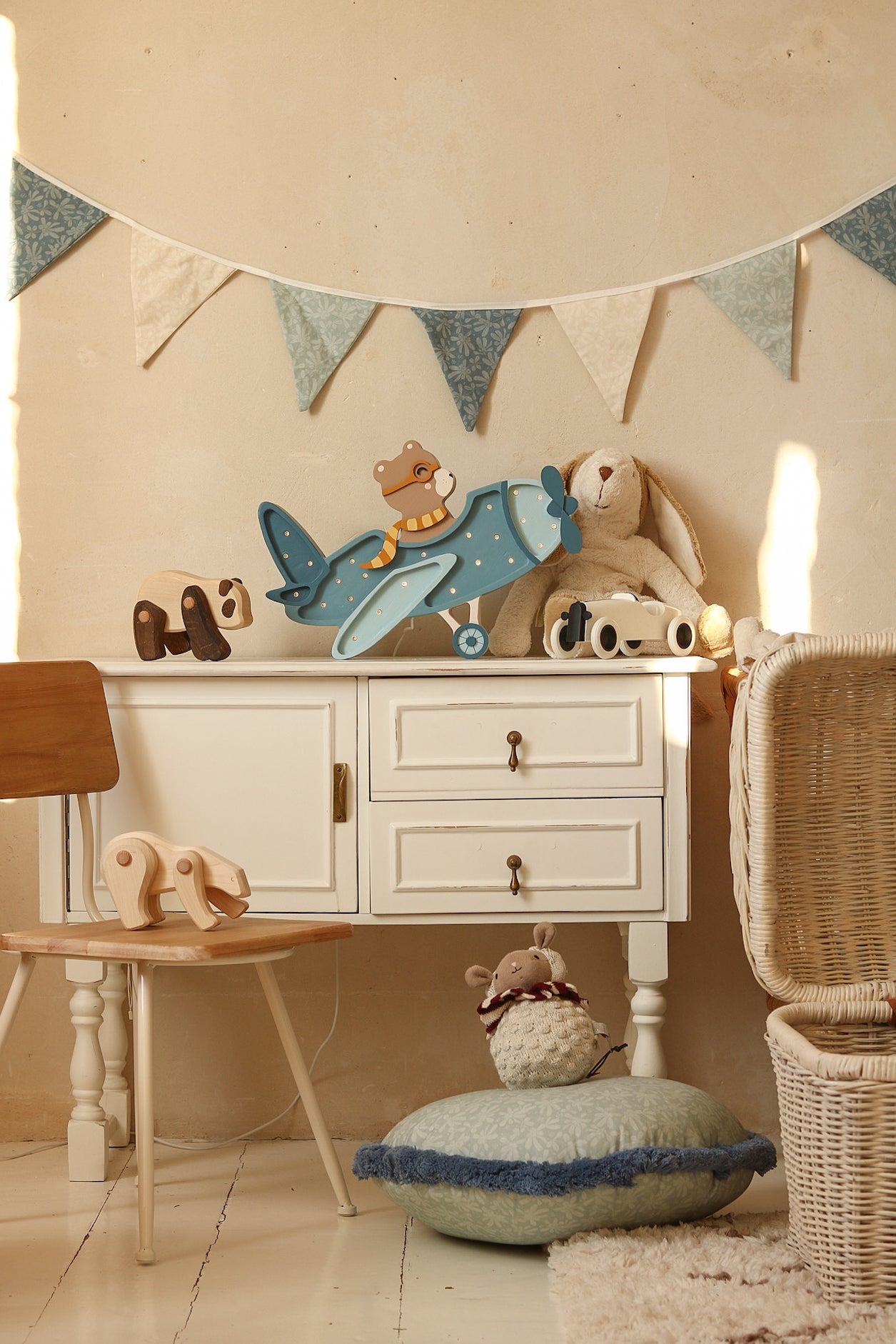 Vintage Plane Lamp