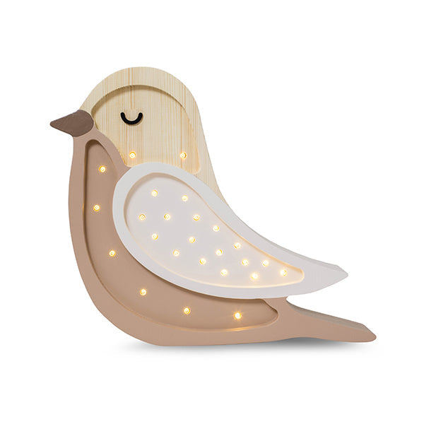Bird Lamp – handmade wooden night light perfect for kids’ rooms