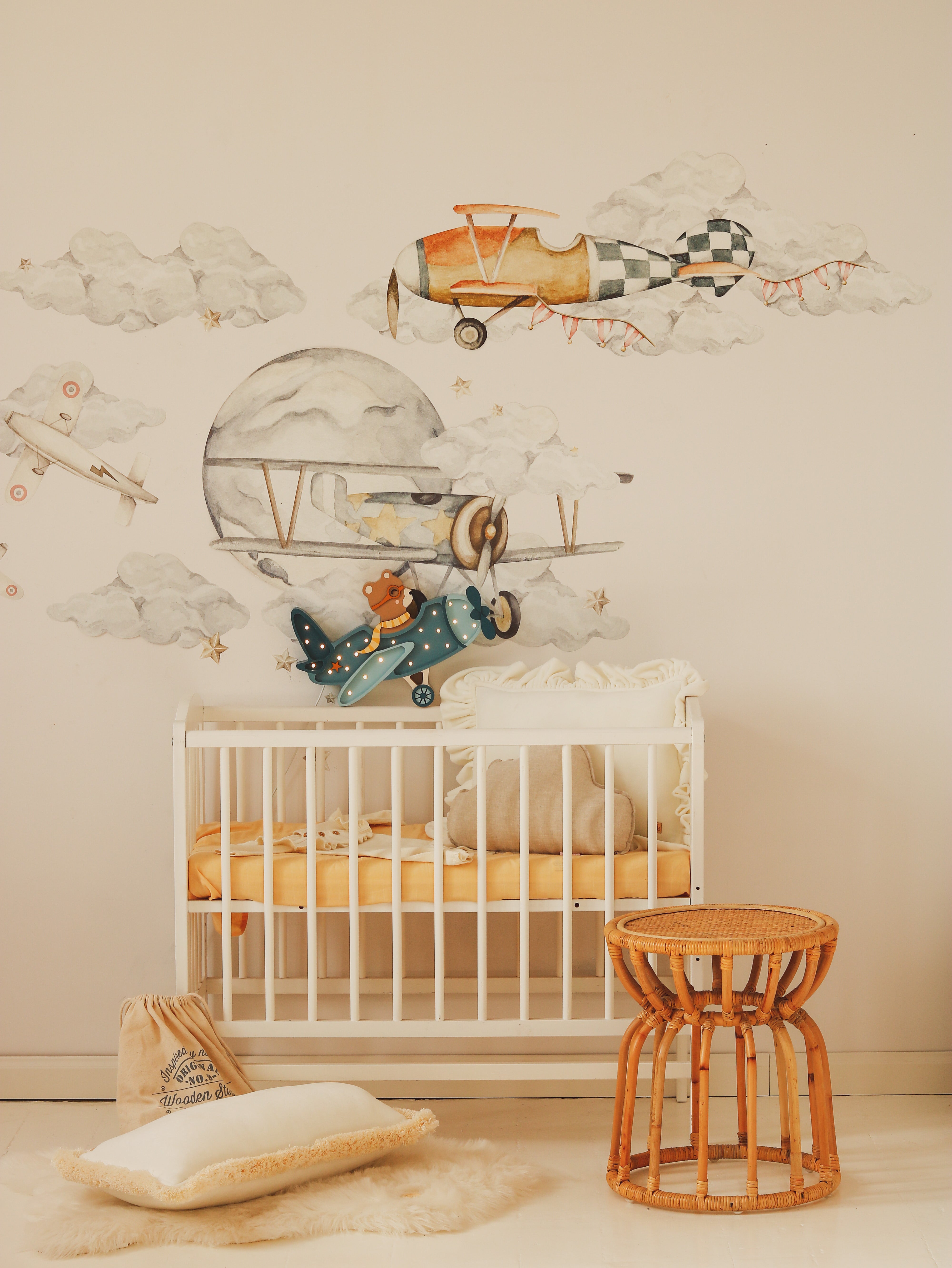 Vintage Plane Lamp