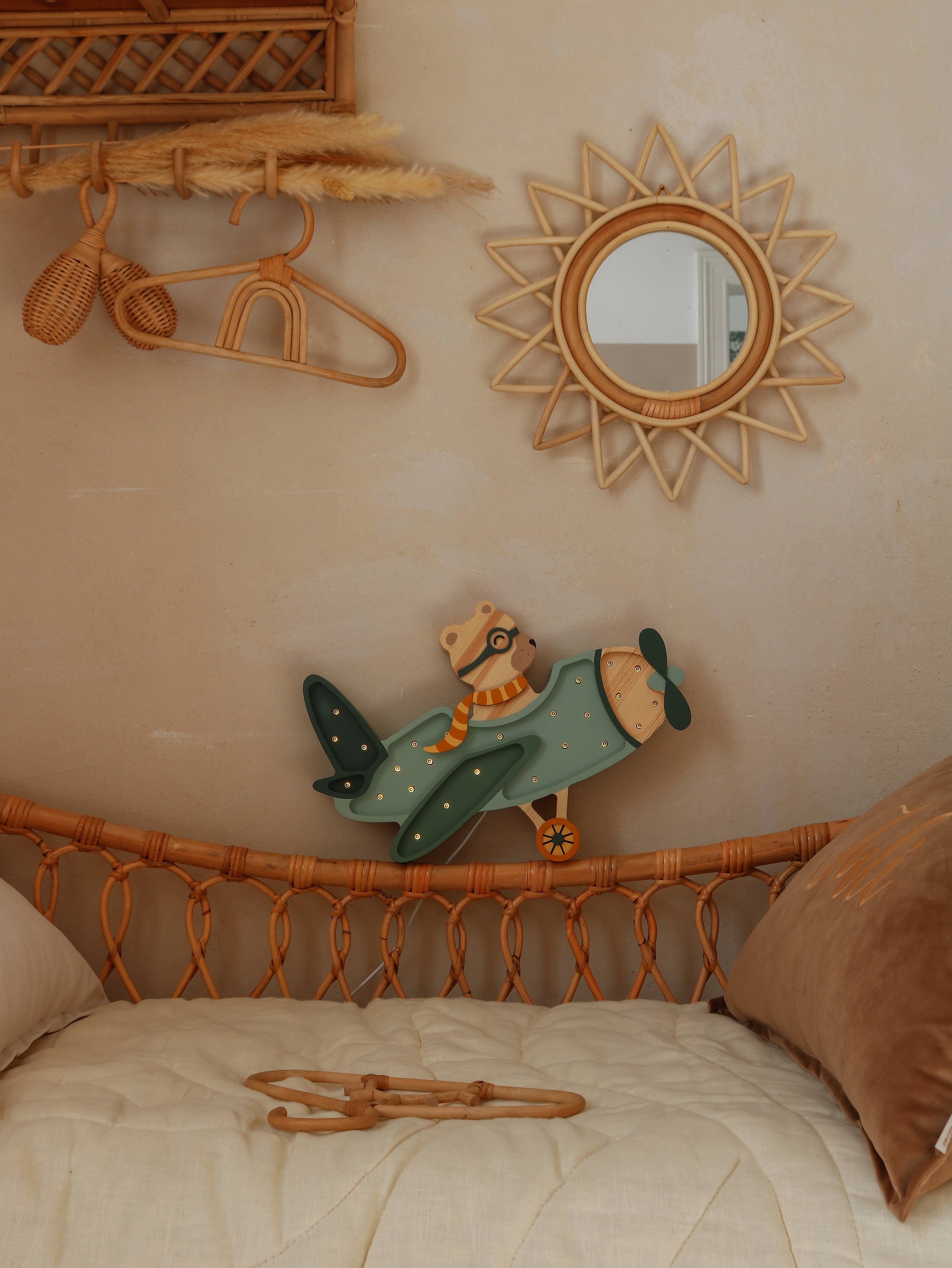 Vintage Plane Lamp