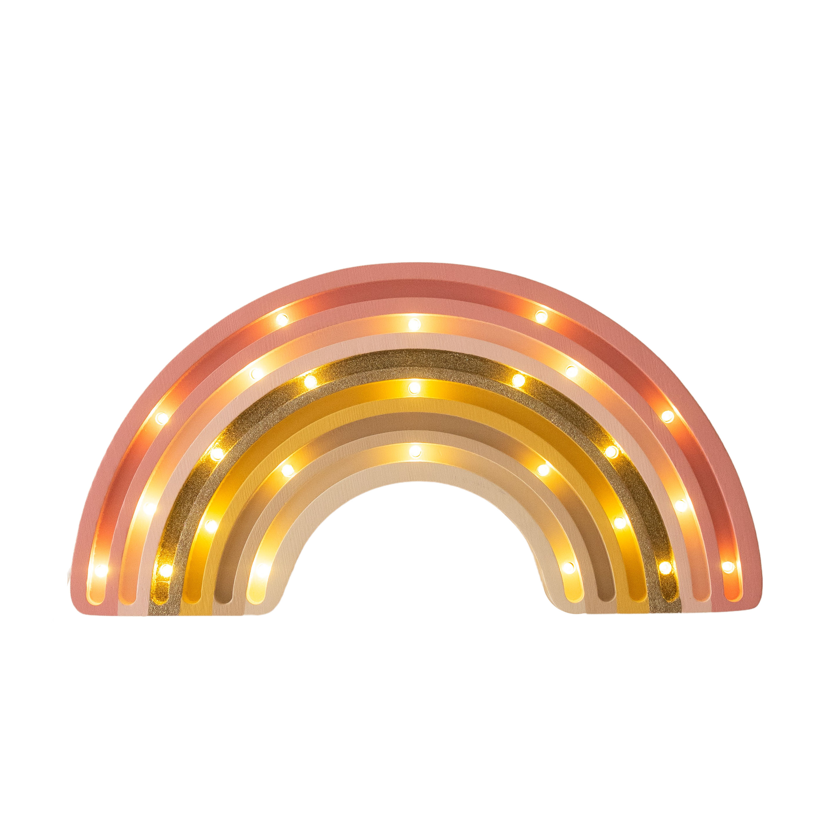 Golden Rose Rainbow Lamp – kids room lights with warm LED glow